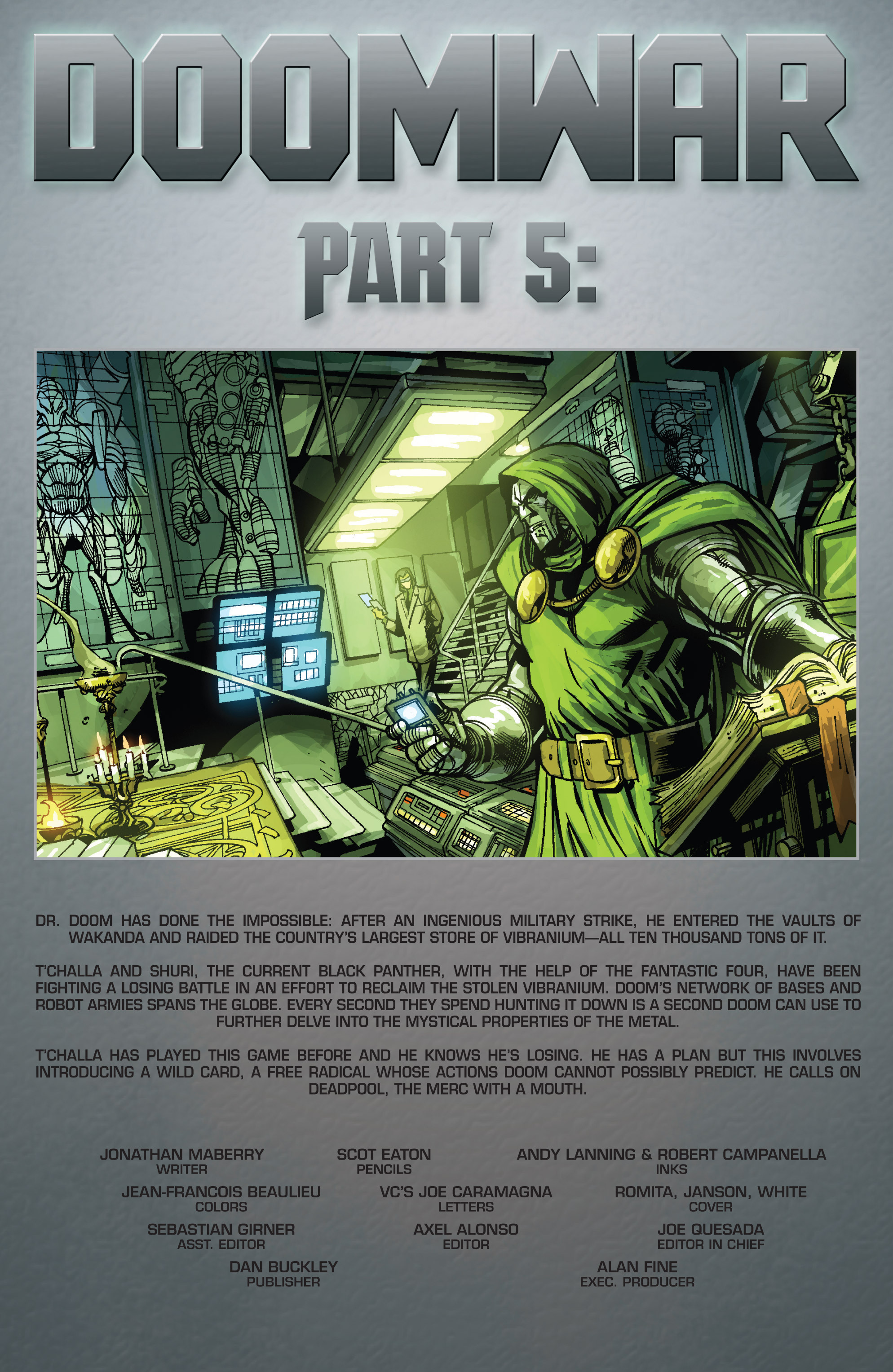 Read online Doomwar comic -  Issue #5 - 2
