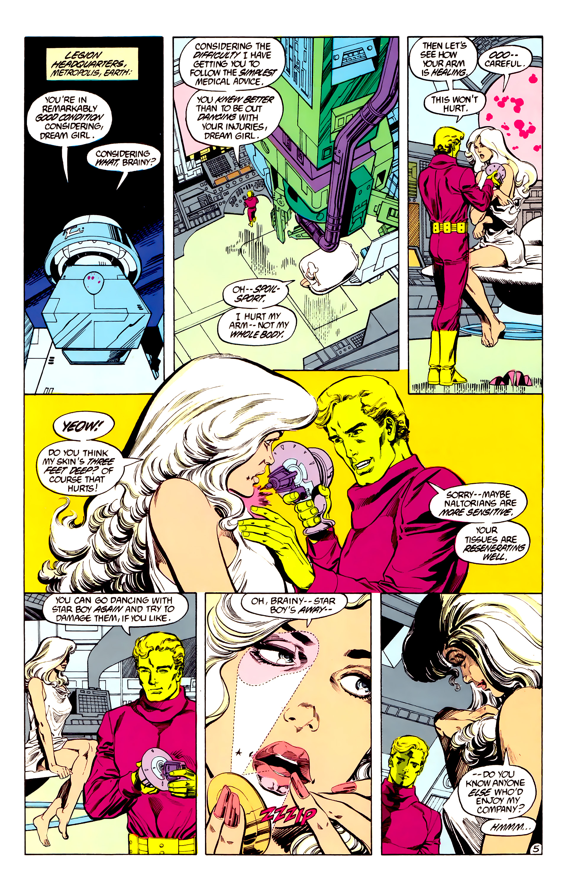 Read online Legion of Super-Heroes (1984) comic -  Issue #28 - 7