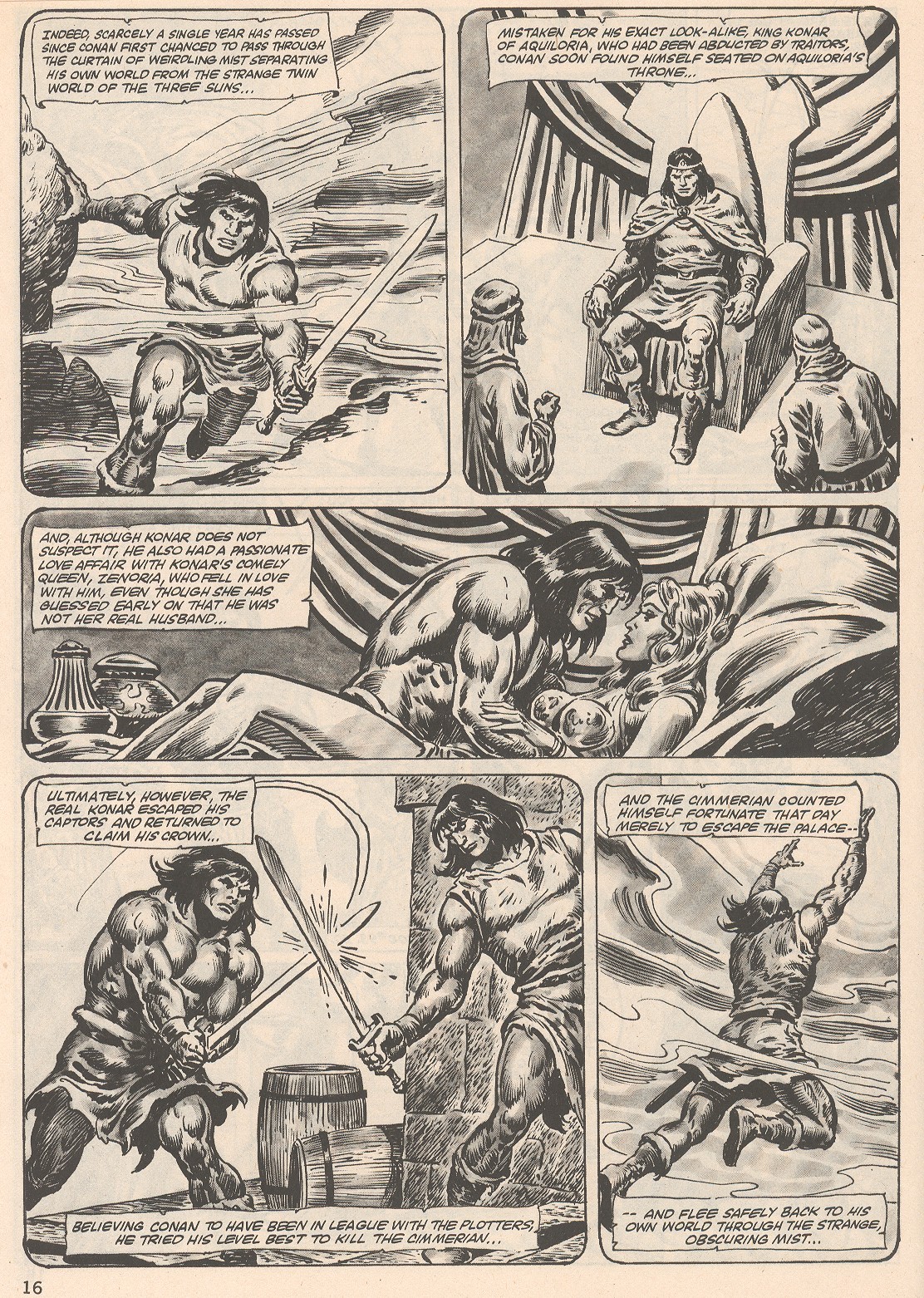 Read online The Savage Sword Of Conan comic -  Issue #104 - 16