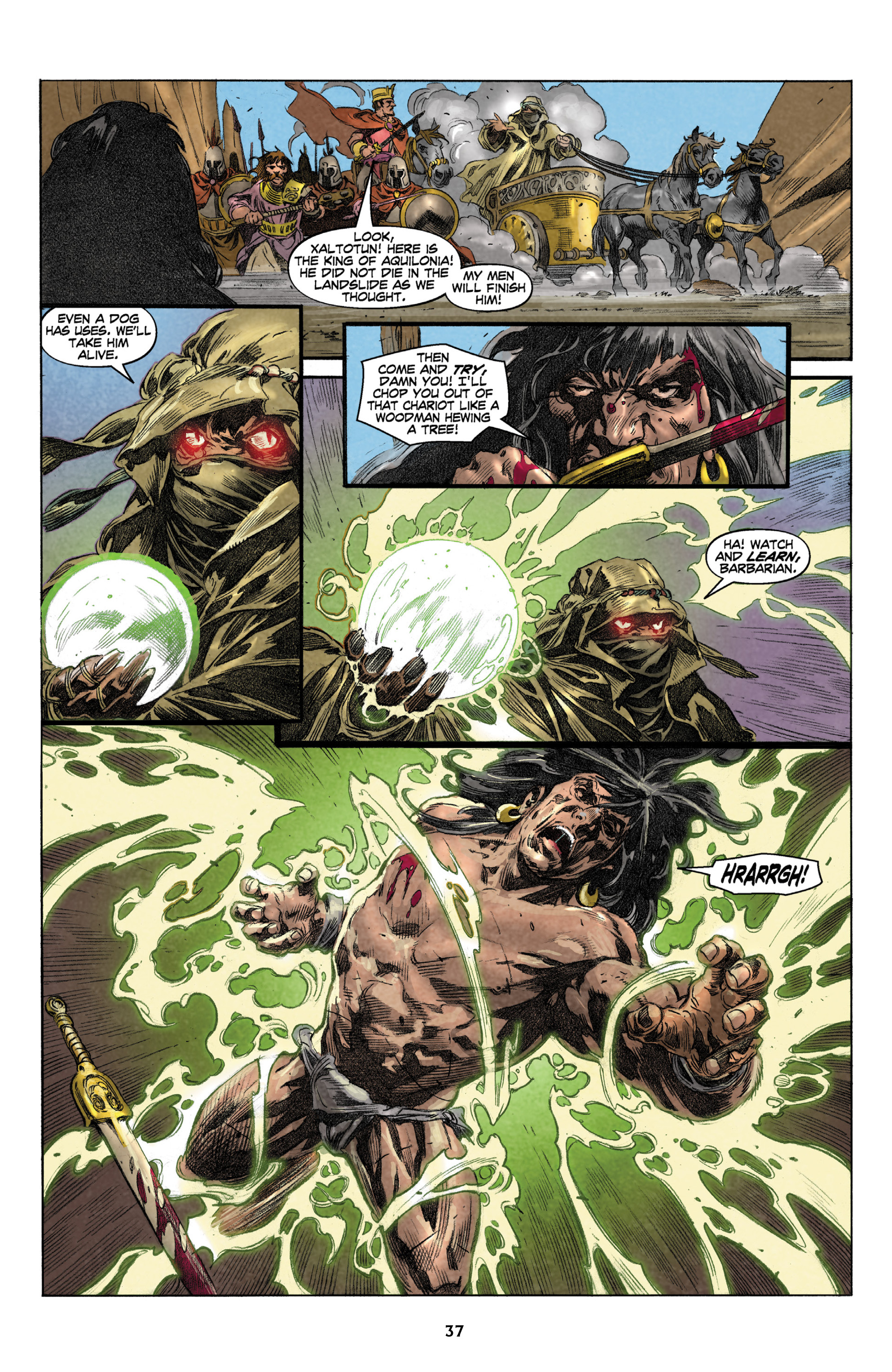 Read online King Conan: The Hour of the Dragon comic -  Issue # _TPB - 38