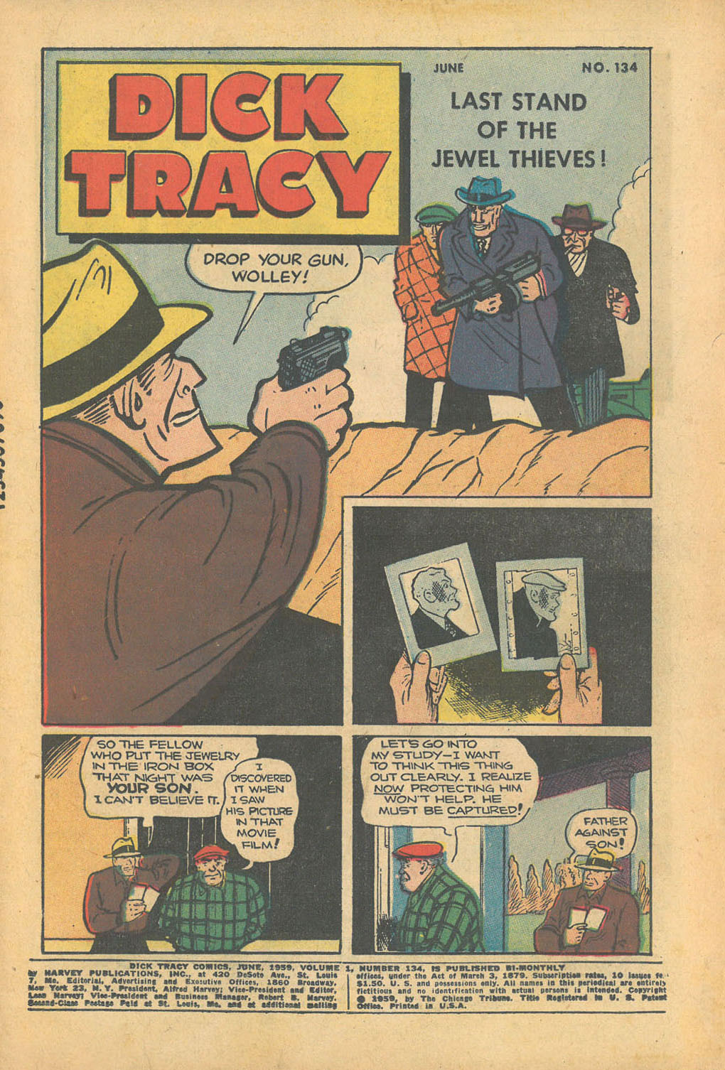Read online Dick Tracy comic -  Issue #134 - 2
