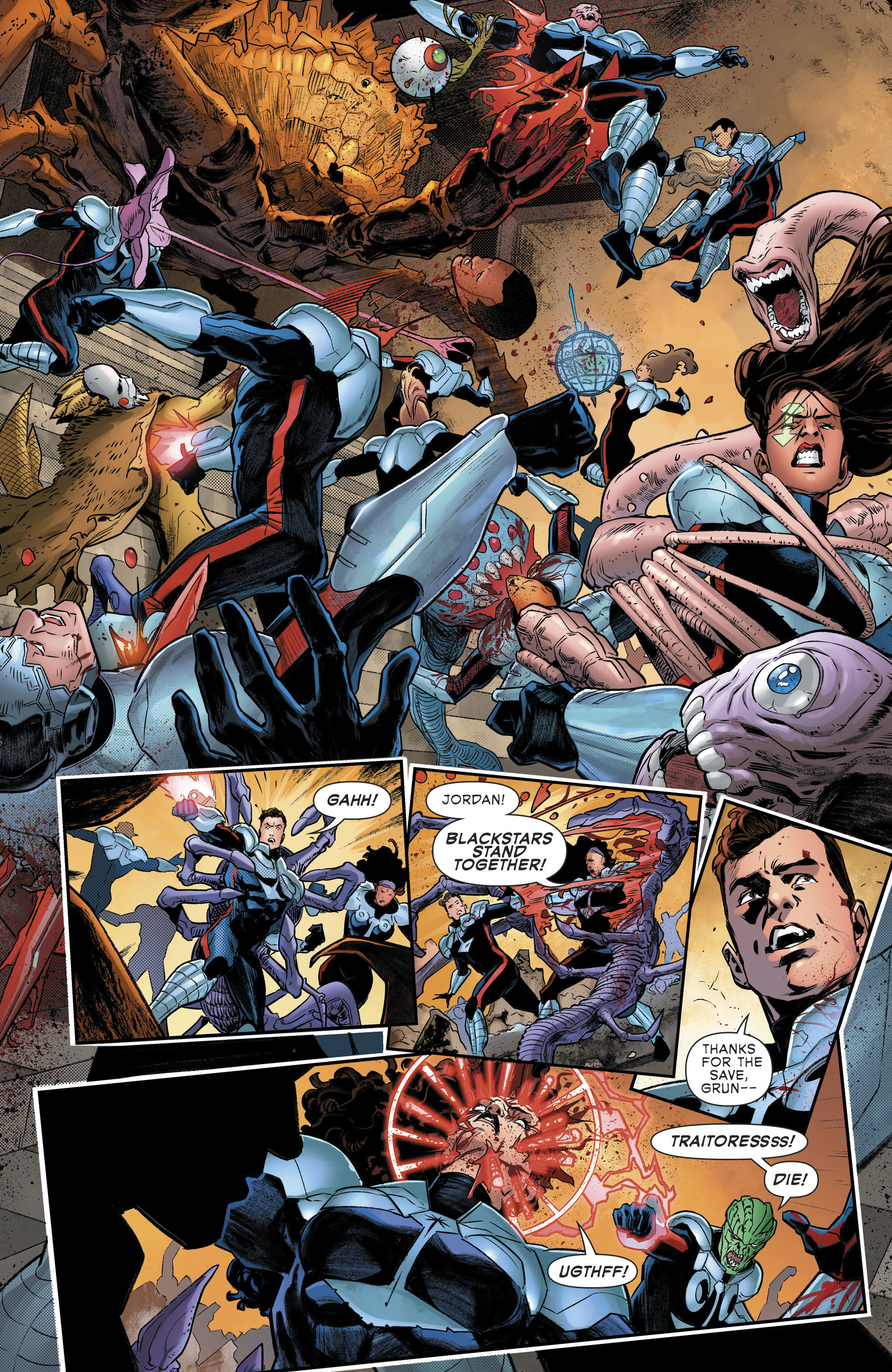 Read online Green Lantern: Blackstars comic -  Issue #3 - 17
