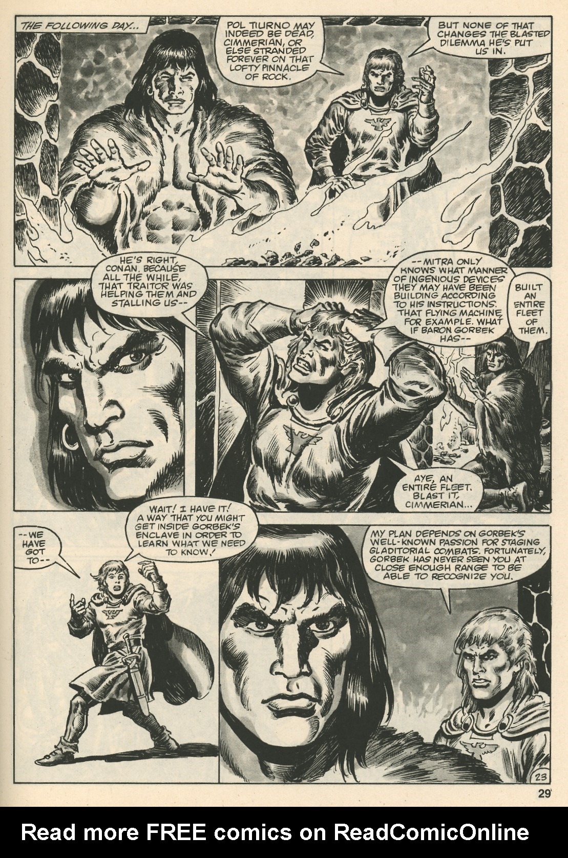 Read online The Savage Sword Of Conan comic -  Issue #108 - 29