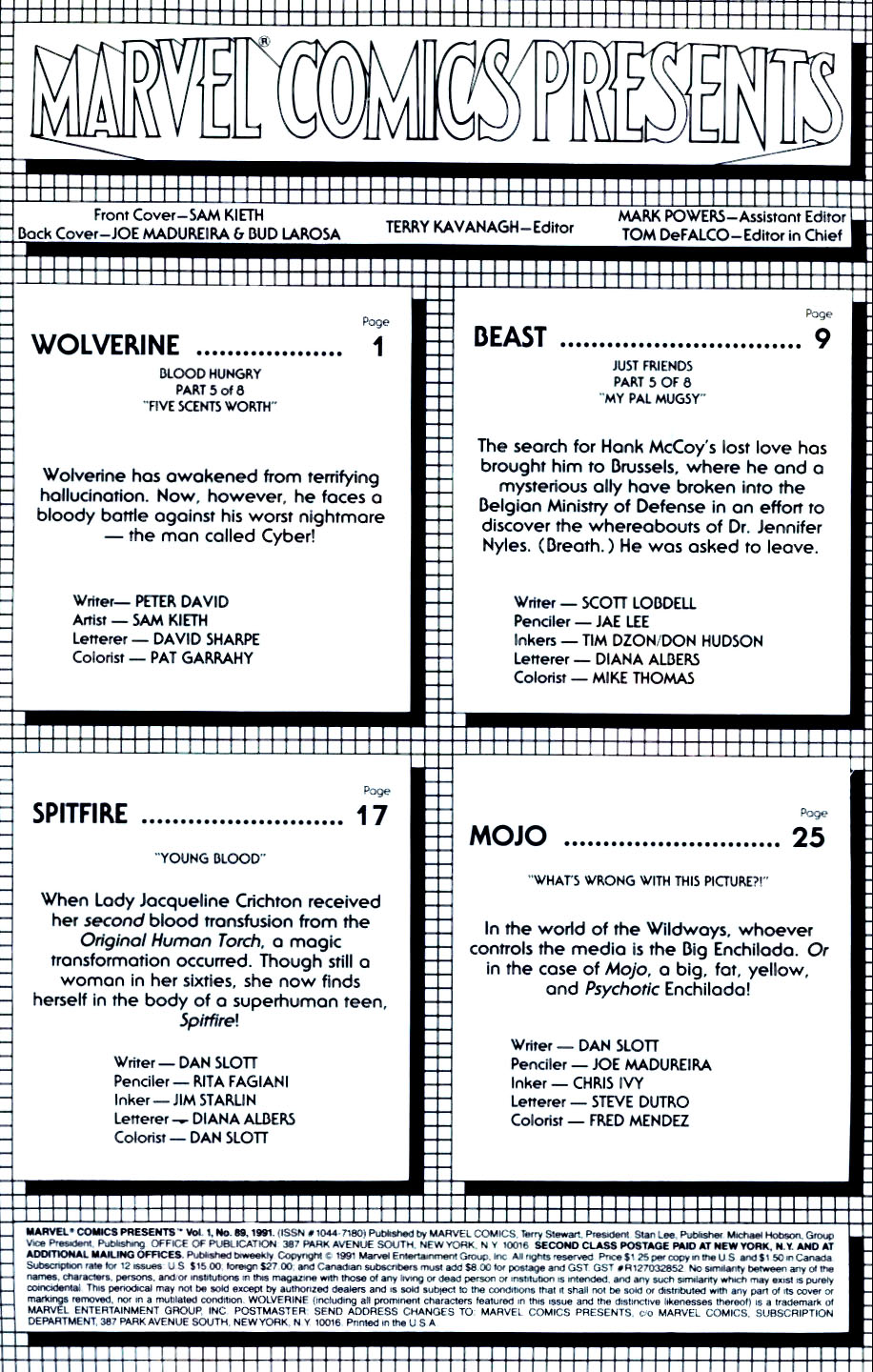 Read online Marvel Comics Presents (1988) comic -  Issue #89 - 2