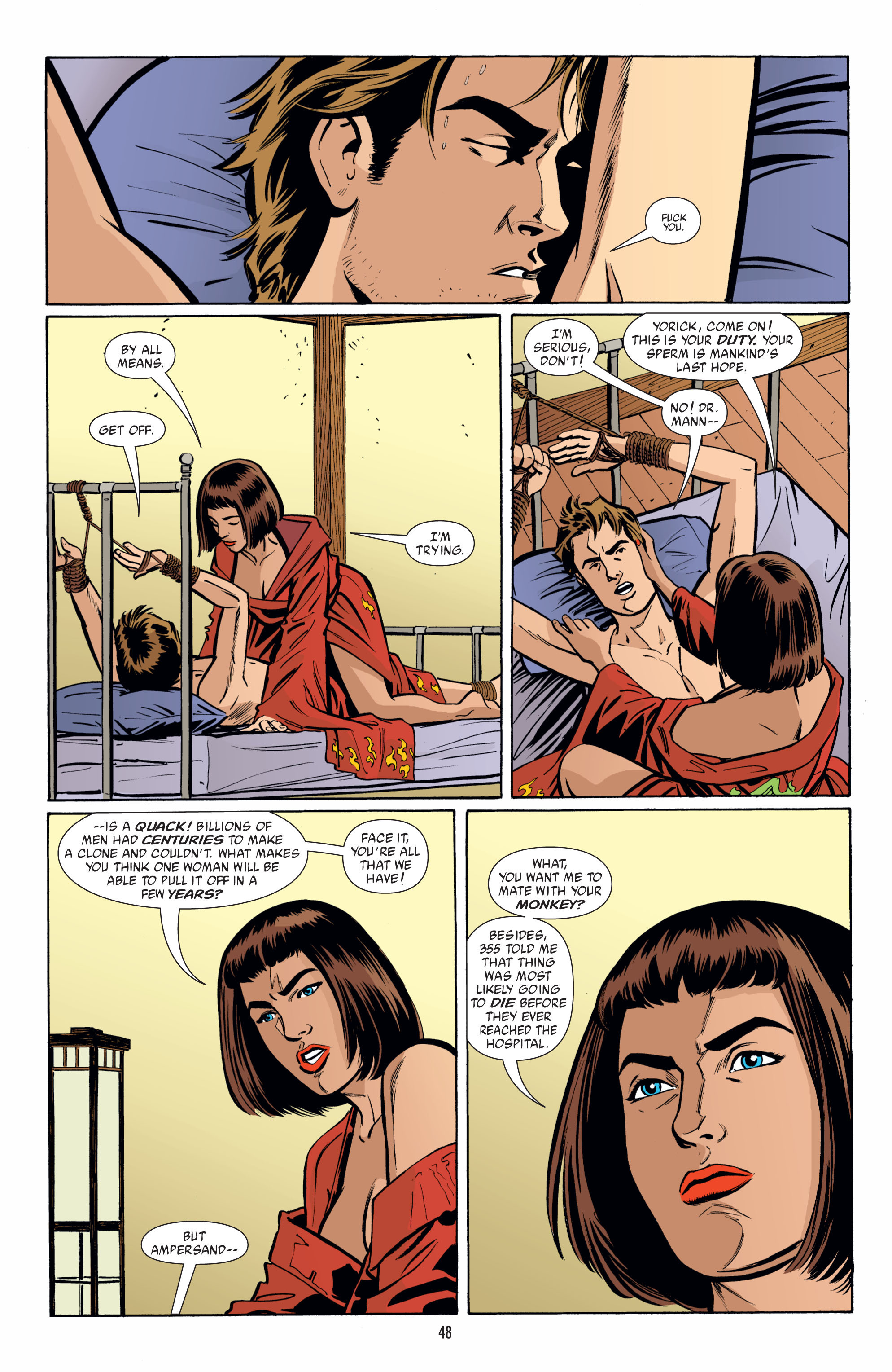 Read online Y: The Last Man (2002) comic -  Issue # _TPB 4 - 48