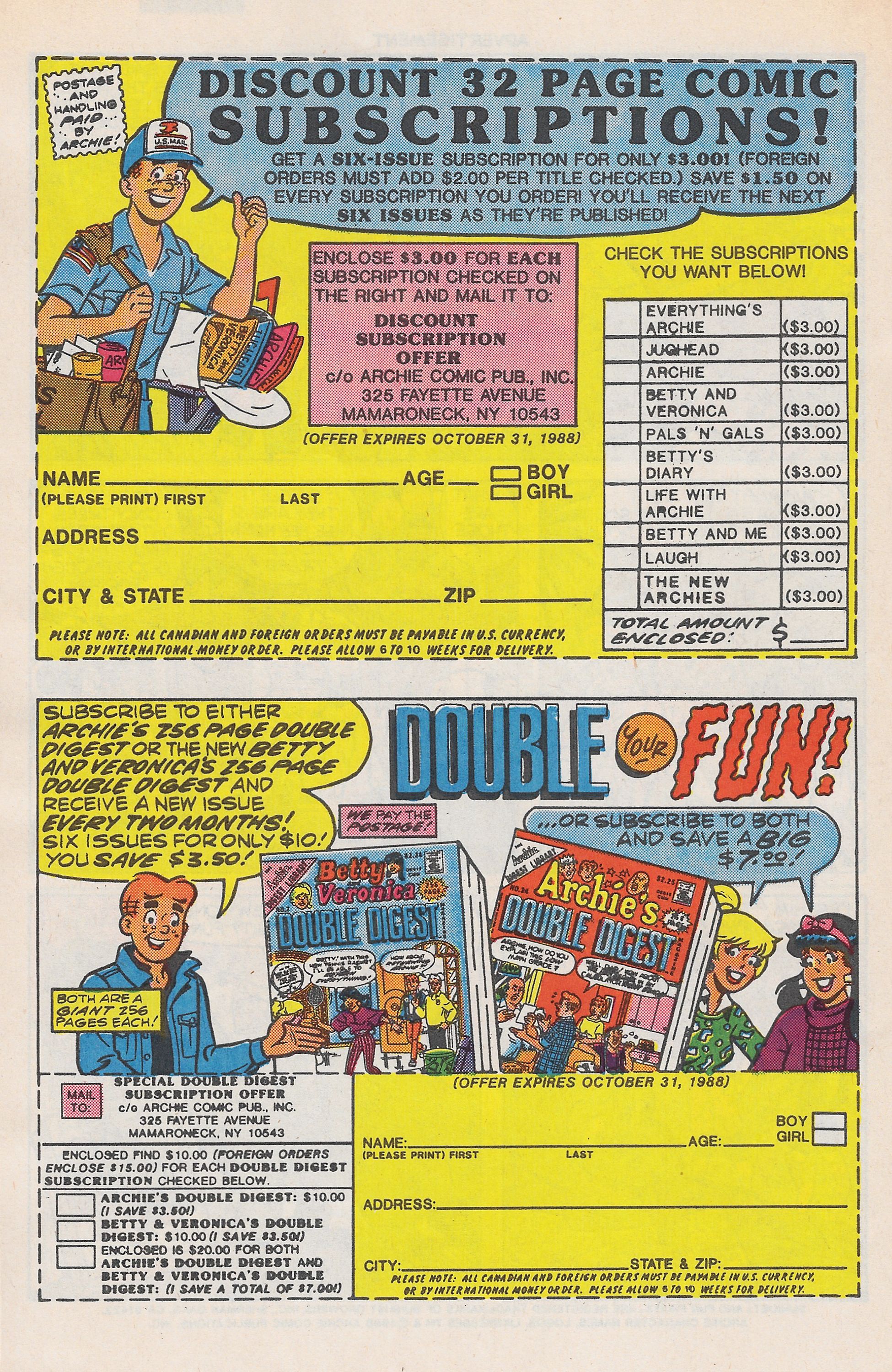 Read online Life With Archie (1958) comic -  Issue #267 - 10