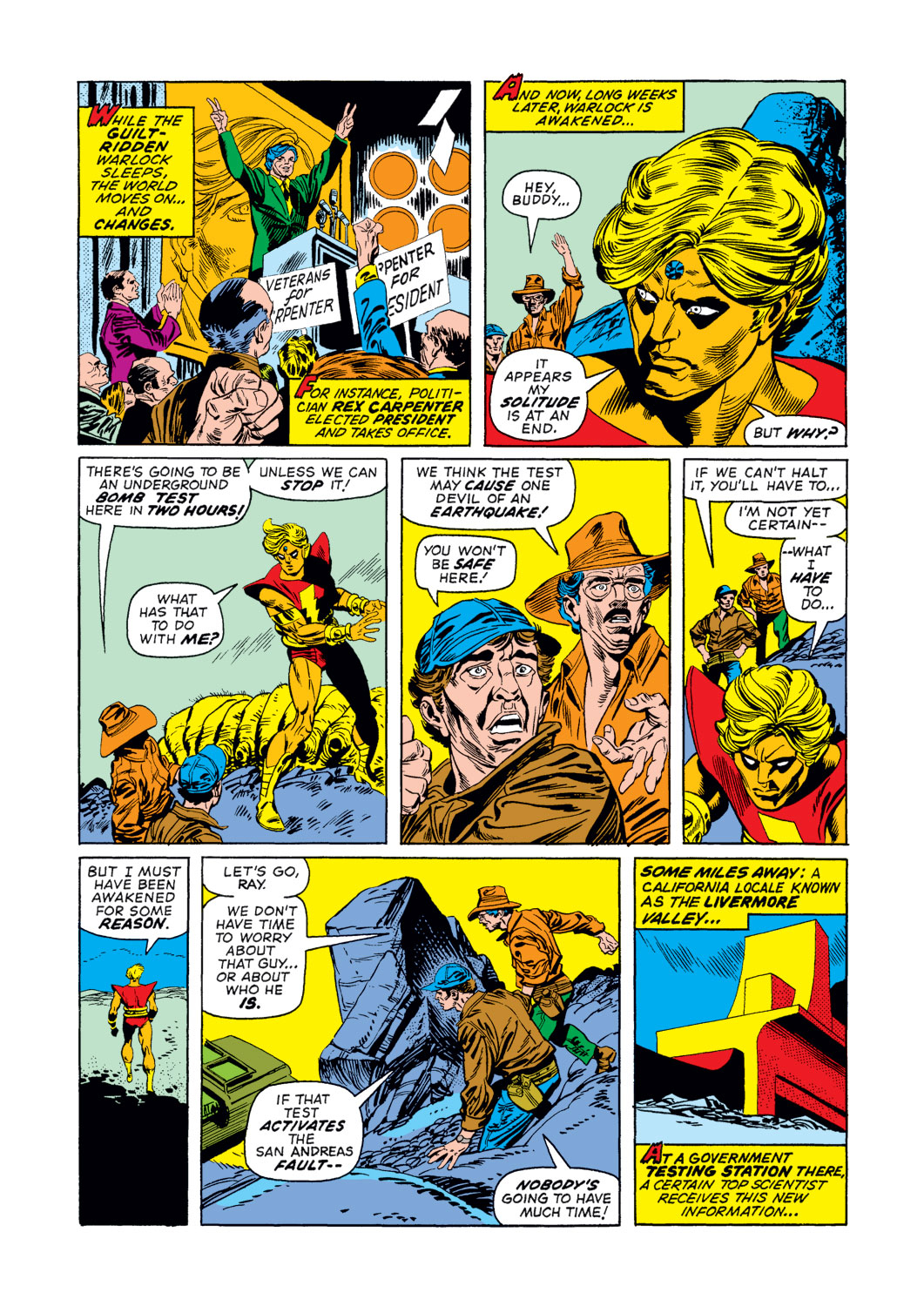 Read online Warlock (1972) comic -  Issue #5 - 7