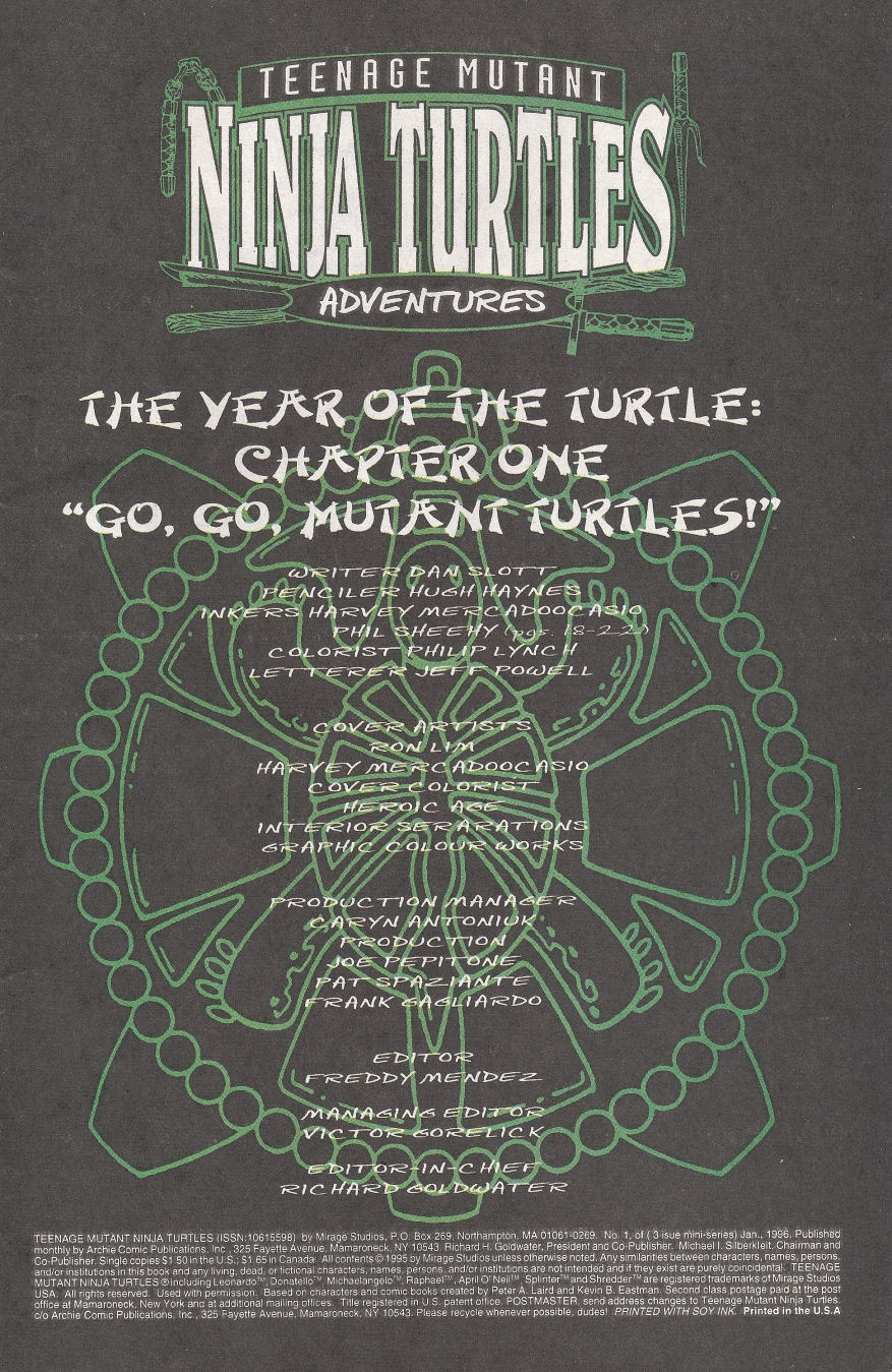 Teenage Mutant Ninja Turtles Adventures (1996) Issue #1 #1 - English 3