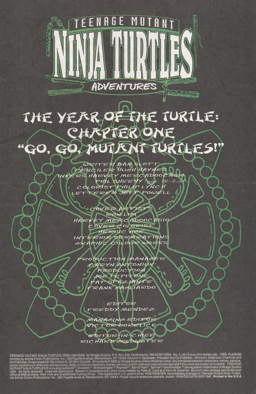 Read online Teenage Mutant Ninja Turtles Adventures (1996) comic -  Issue #1 - 3