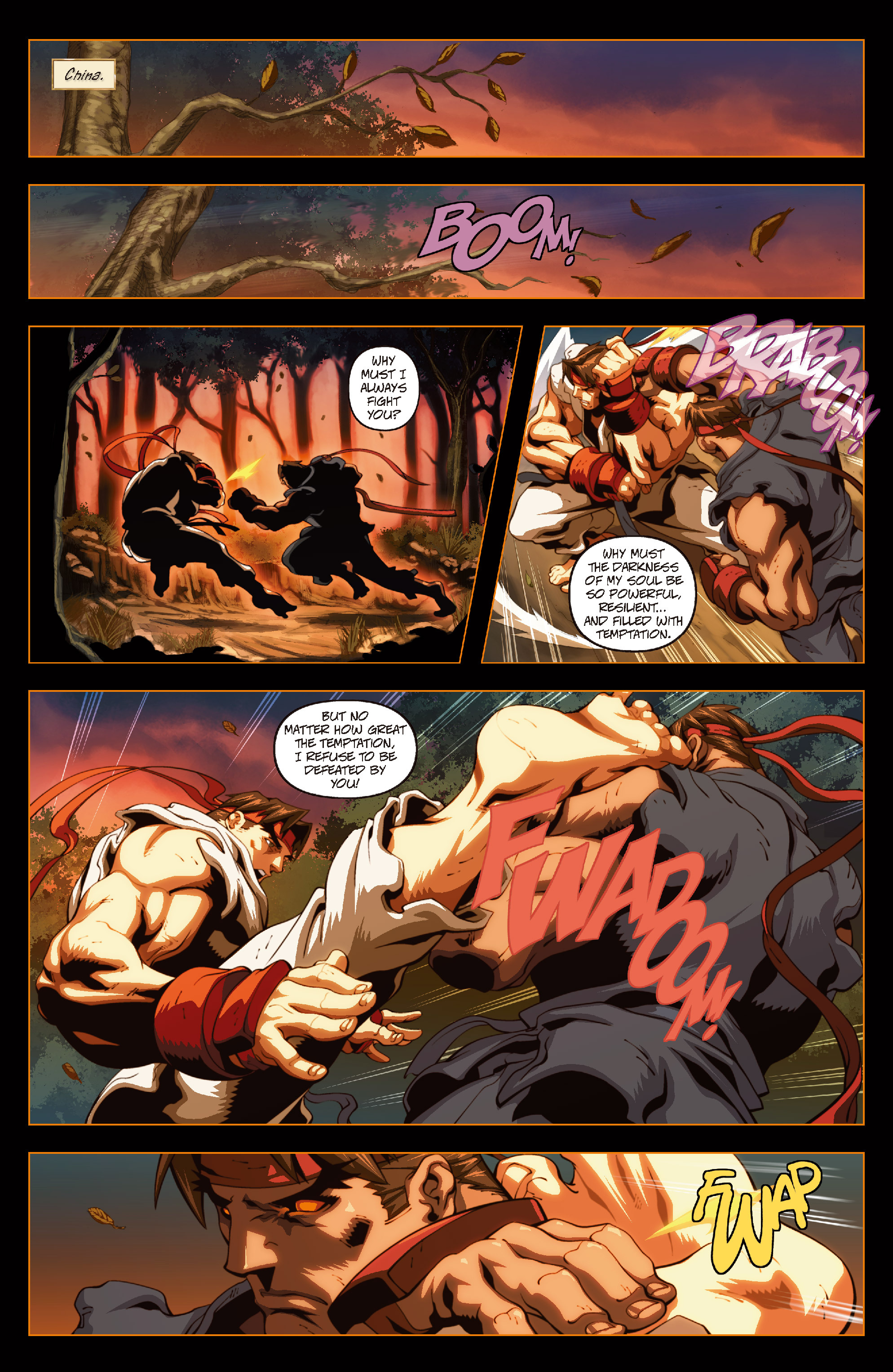 Read online Street Fighter II comic -  Issue #6 - 17