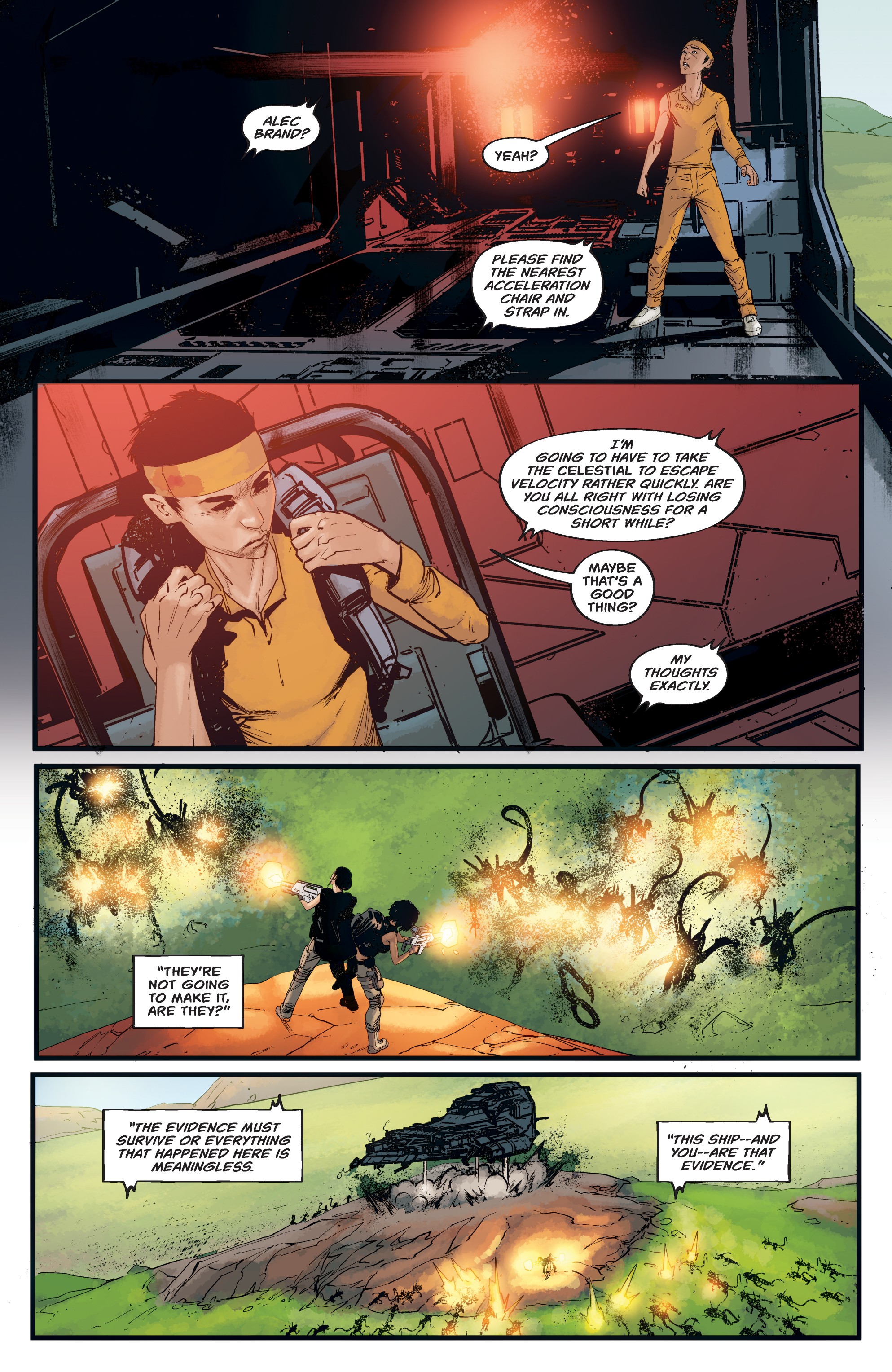 Read online Aliens: Resistance comic -  Issue #4 - 18
