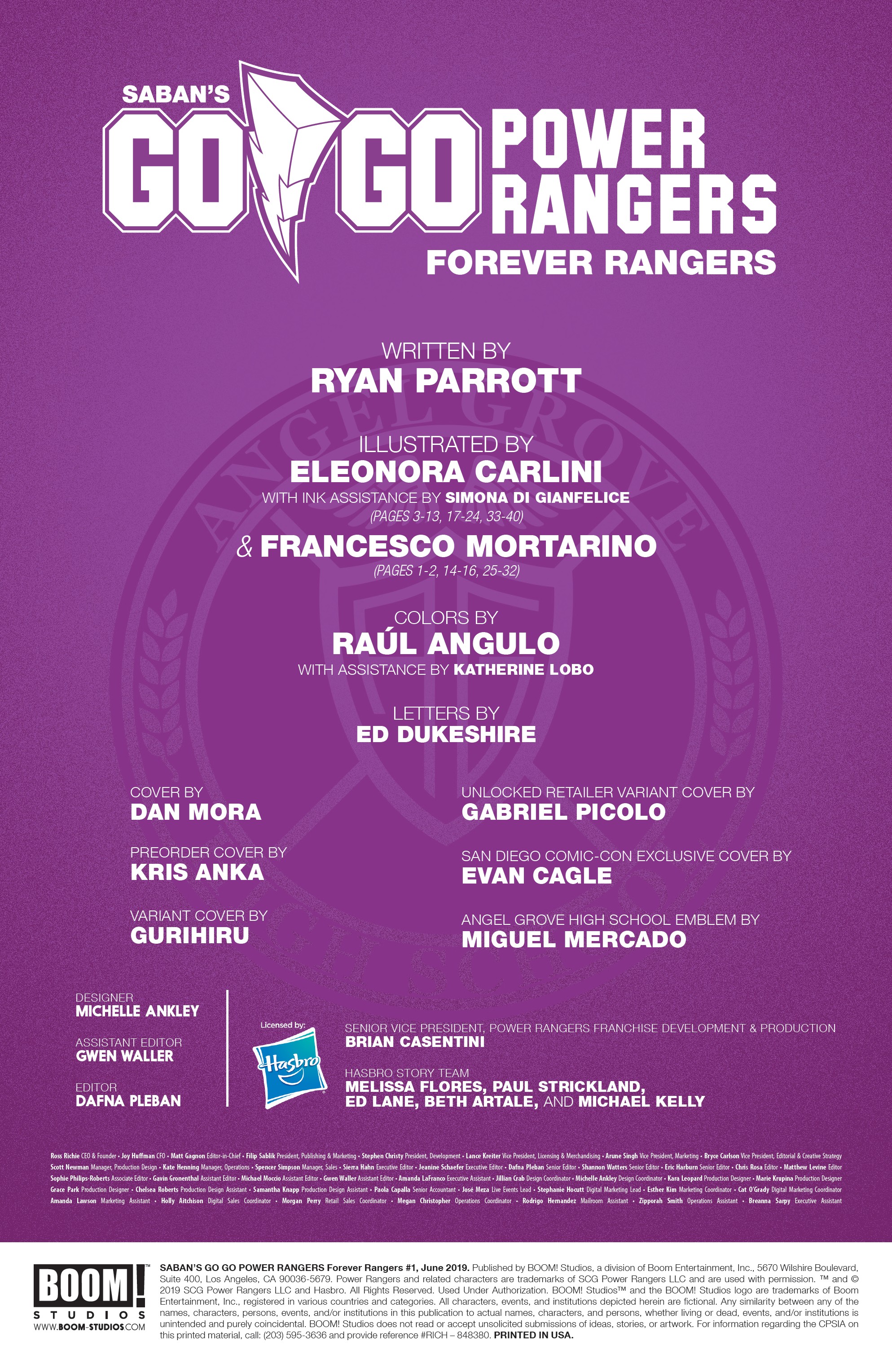 Read online Saban's Go Go Power Rangers: Forever Rangers comic -  Issue # Full - 2