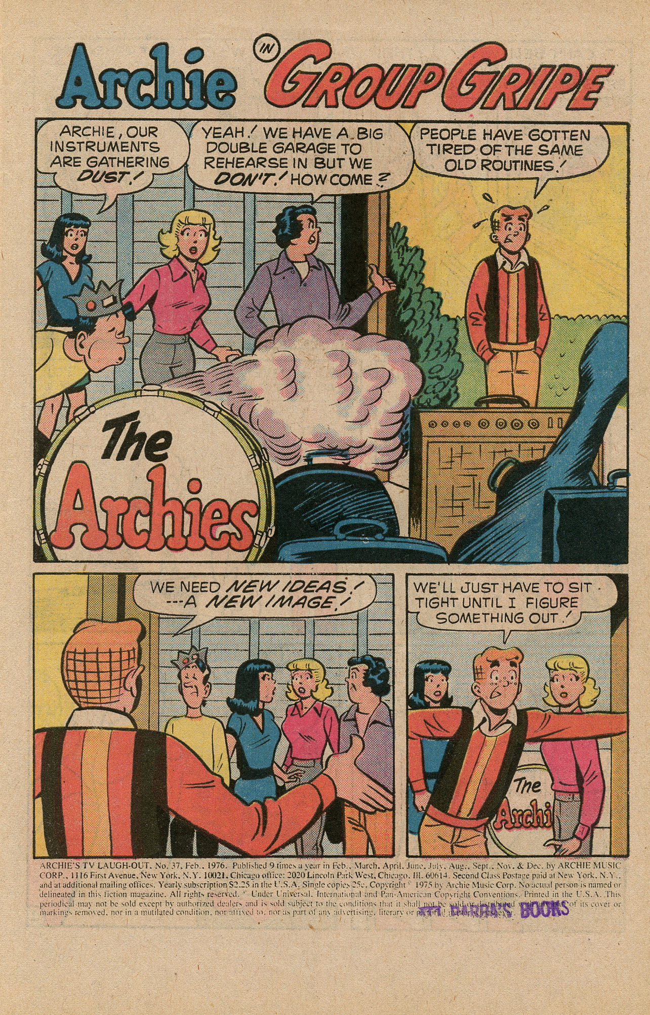 Read online Archie's TV Laugh-Out comic -  Issue #37 - 3