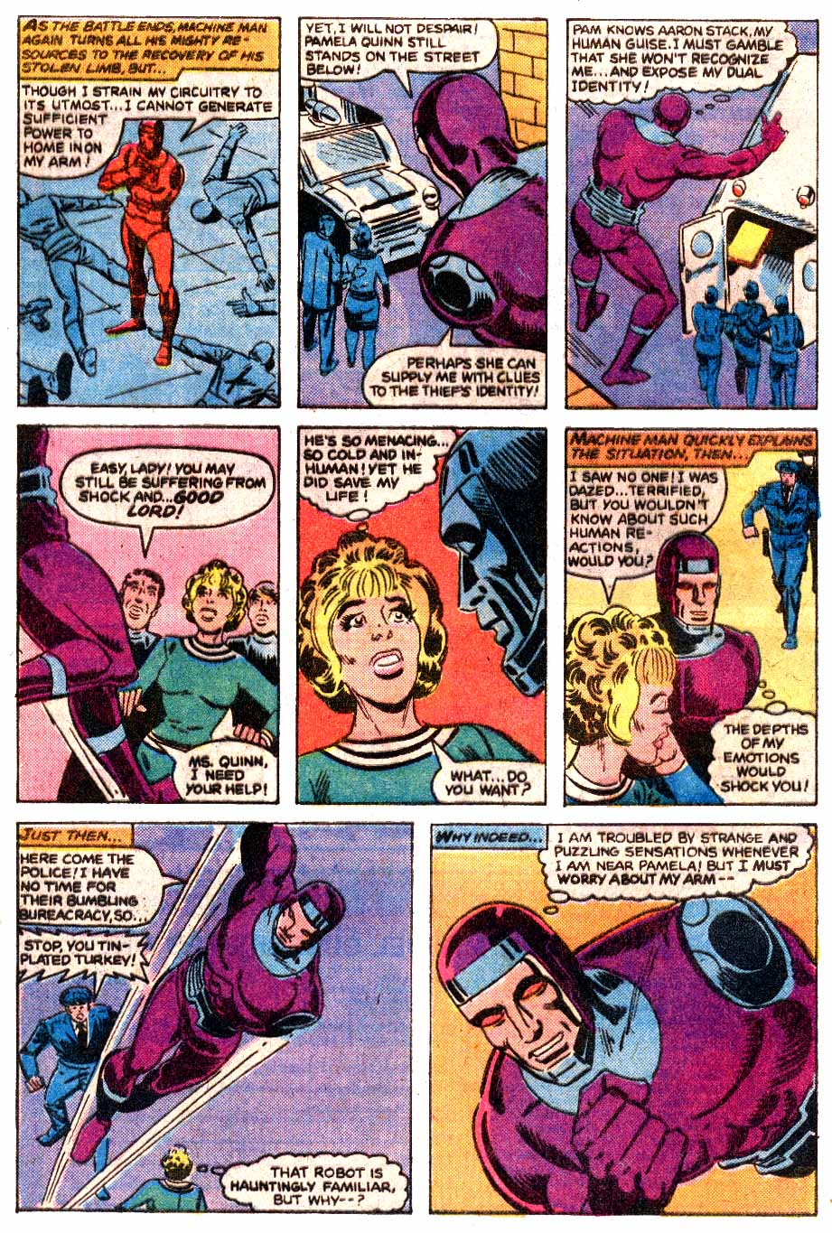 Read online Machine Man (1978) comic -  Issue #17 - 5