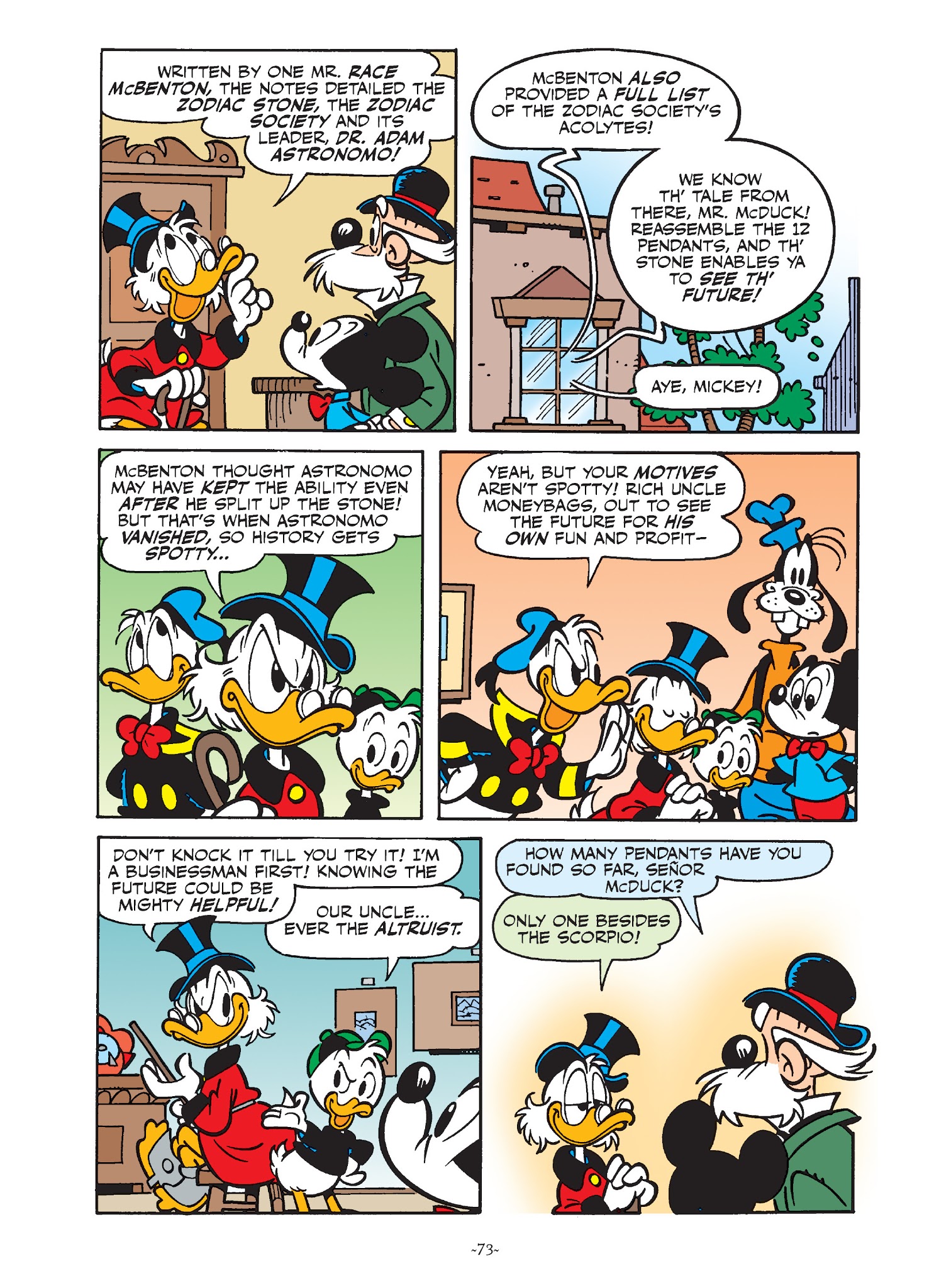 Read online Mickey and Donald: The Search For the Zodiac Stone comic -  Issue # TPB - 72