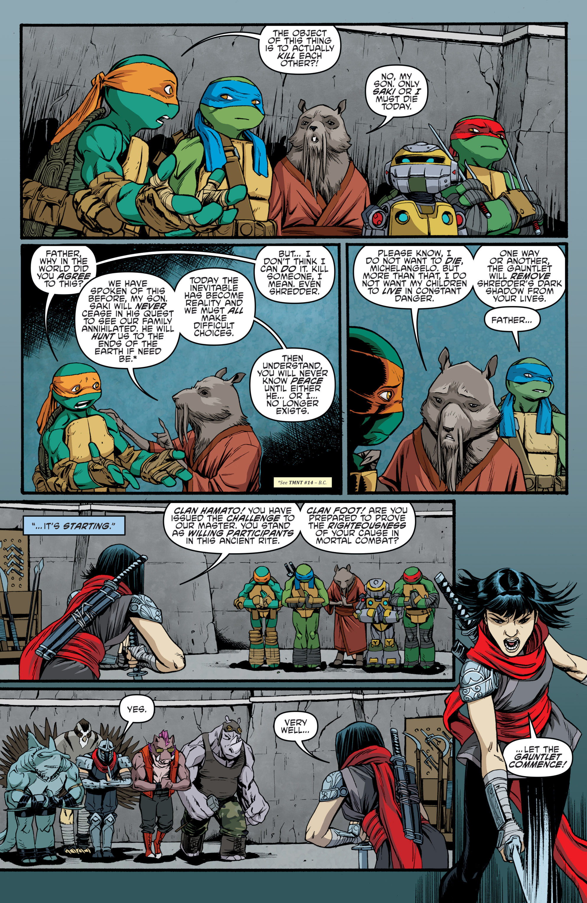 Read online Teenage Mutant Ninja Turtles (2011) comic -  Issue #49 - 17