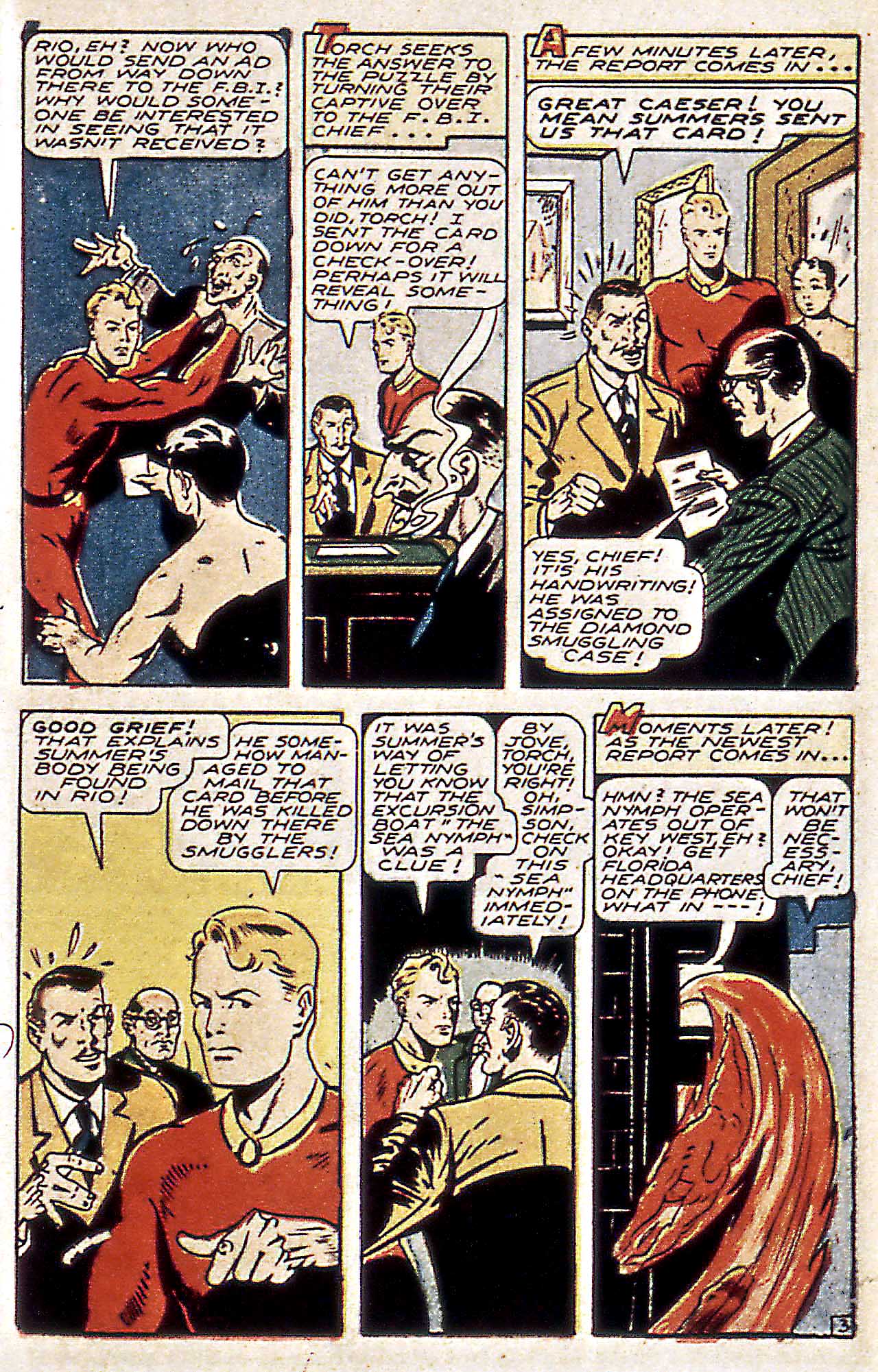 Read online The Human Torch (1940) comic -  Issue #19 - 16