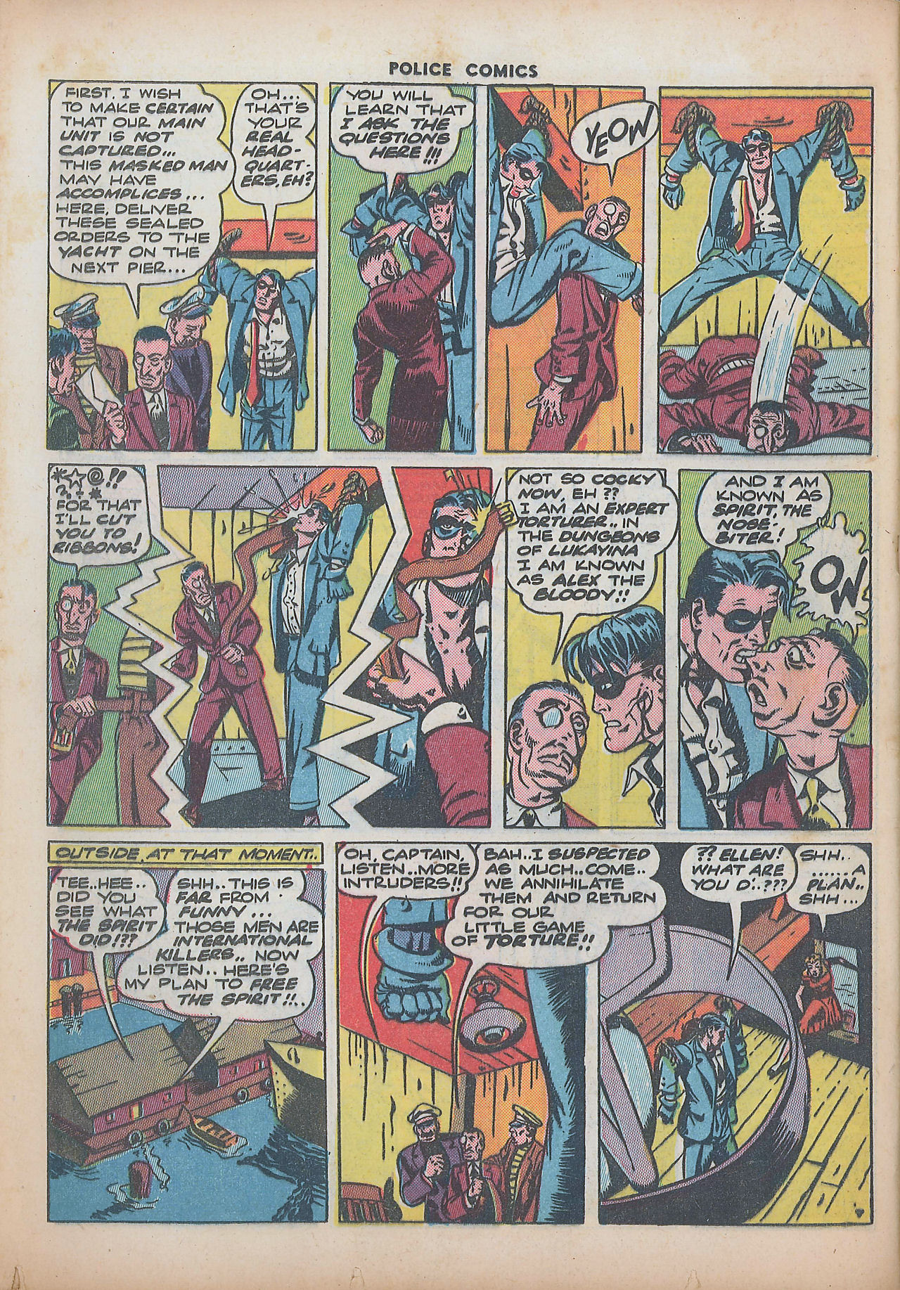 Read online Police Comics comic -  Issue #34 - 36