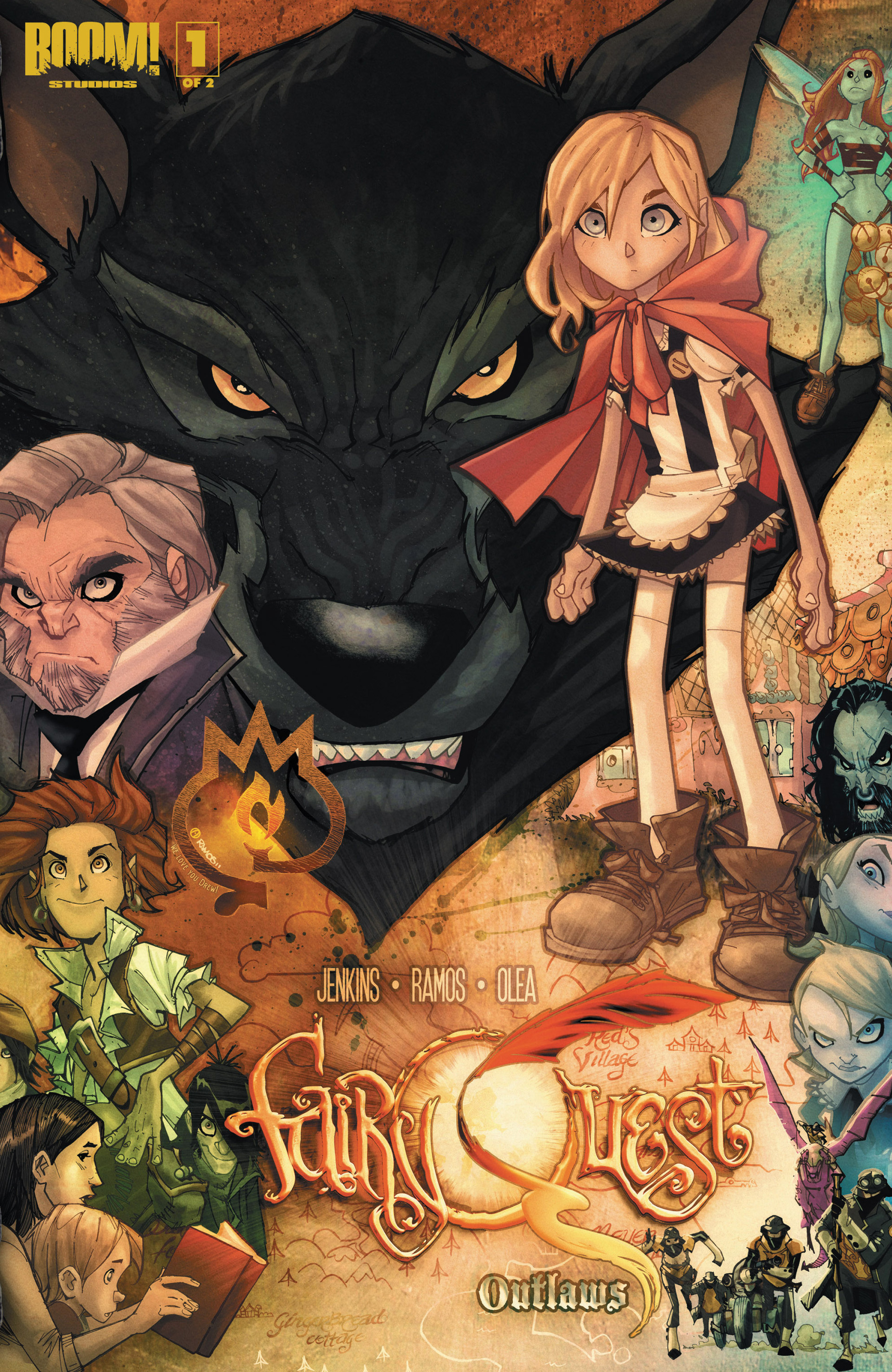 Read online Fairy Quest: Outlaws comic -  Issue #1 - 1