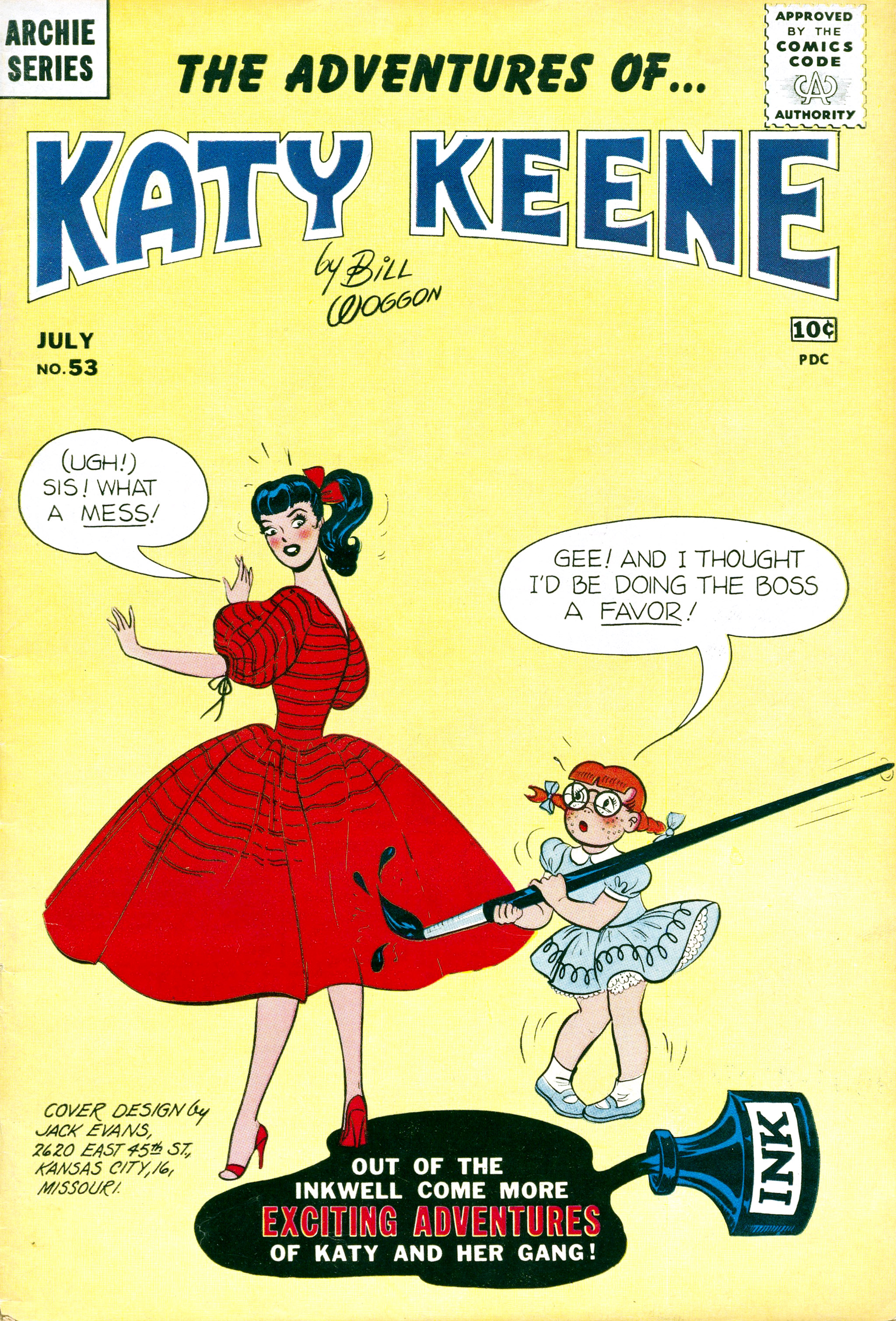 Read online Katy Keene (1949) comic -  Issue #53 - 1