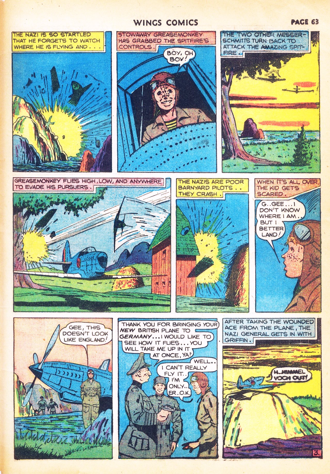 Read online Wings Comics comic -  Issue #4 - 65