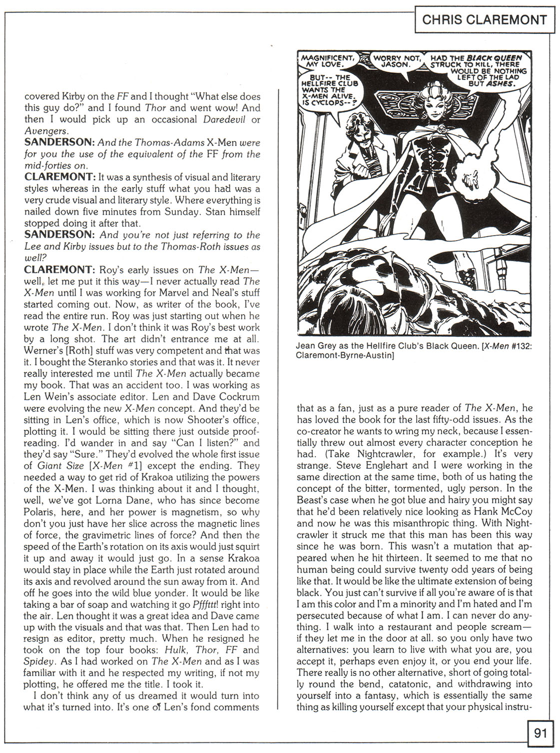 Read online The X-Men Companion comic -  Issue #1 - 91
