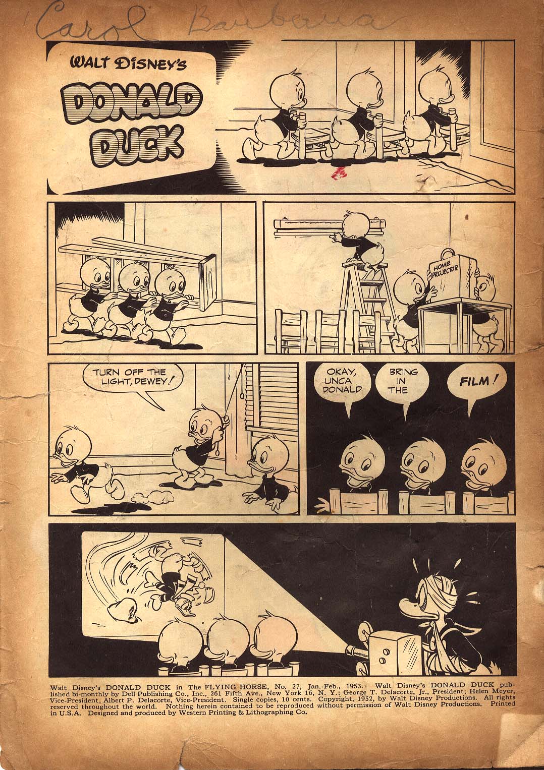 Read online Walt Disney's Donald Duck (1952) comic -  Issue #27 - 2
