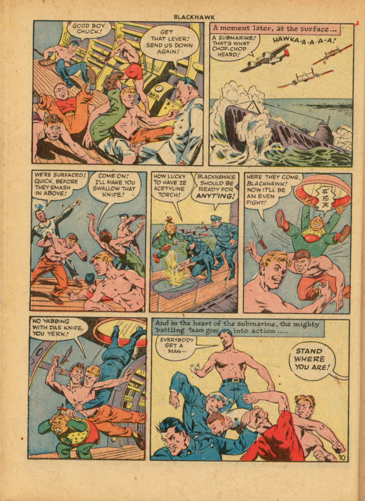 Read online Blackhawk (1957) comic -  Issue #10 - 24