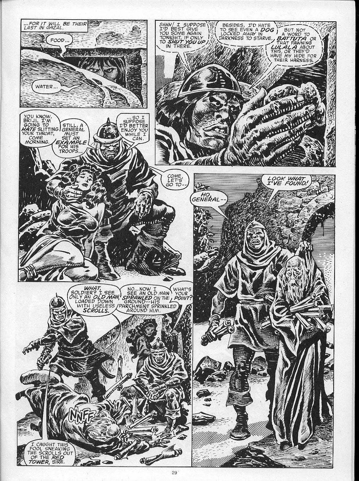 The Savage Sword Of Conan issue 204 - Page 31