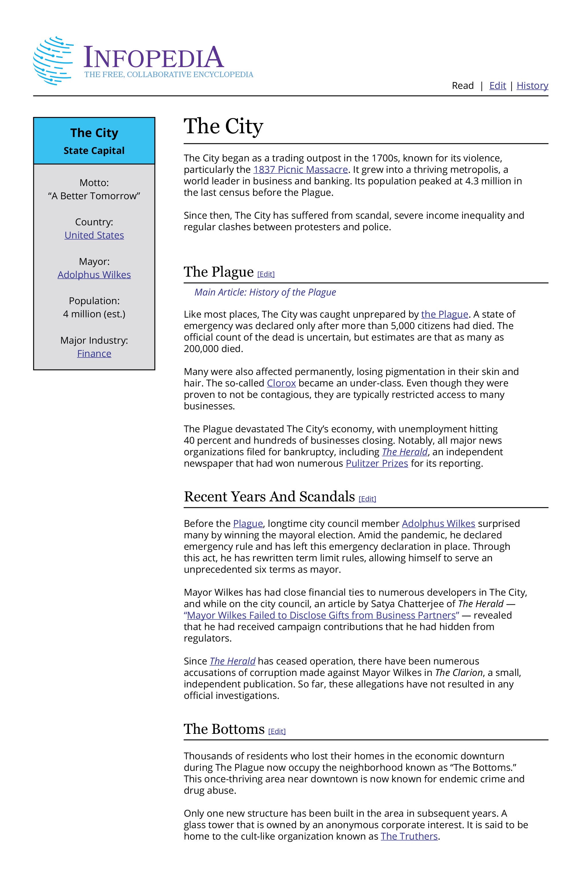 Read online Bylines in Blood comic -  Issue #1 - 28