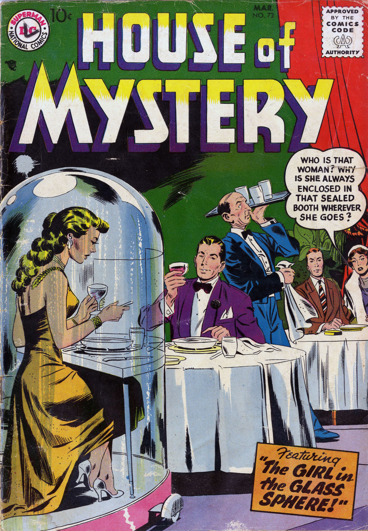 Read online House of Mystery (1951) comic -  Issue #72 - 1