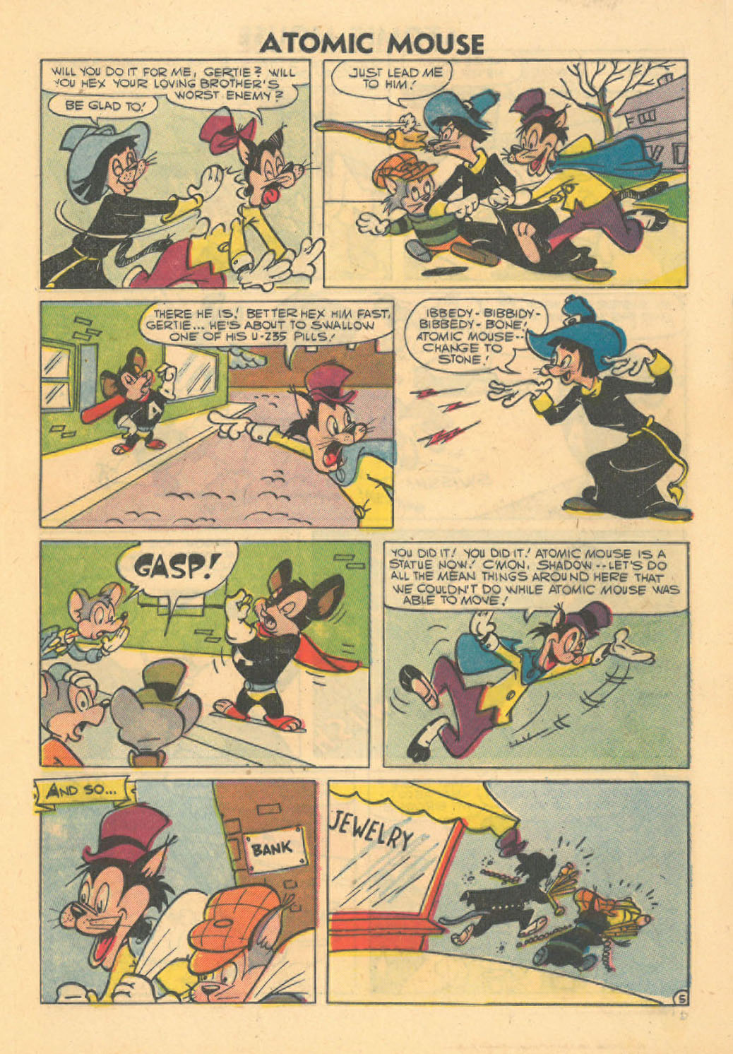 Read online Atomic Mouse comic -  Issue #23 - 24