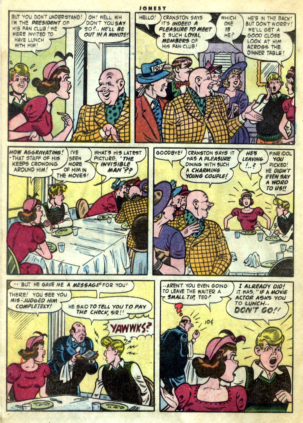 Read online Jonesy (1953) comic -  Issue #6 - 12