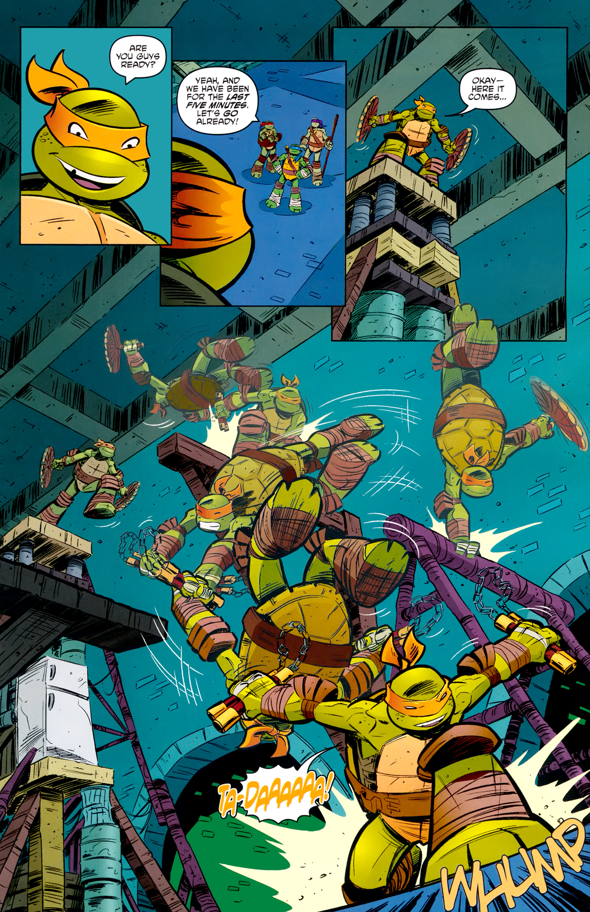 Read online Teenage Mutant Ninja Turtles New Animated Adventures Free Comic Book Day comic -  Issue # Full - 3