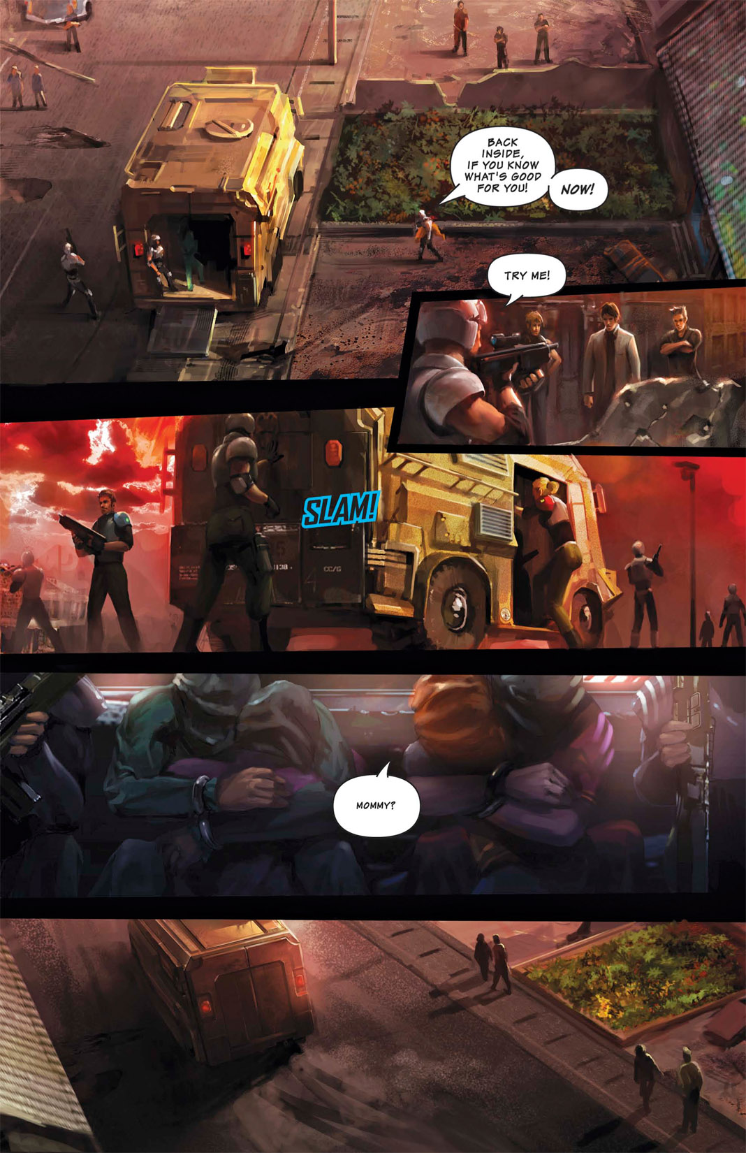 Read online Shrapnel: Hubris comic -  Issue #3 - 5