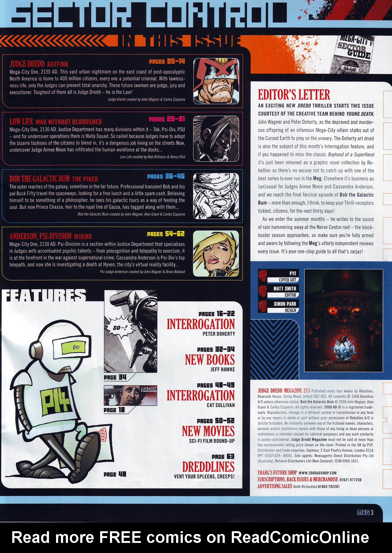 Read online Judge Dredd Megazine (Vol. 5) comic -  Issue #273 - 3