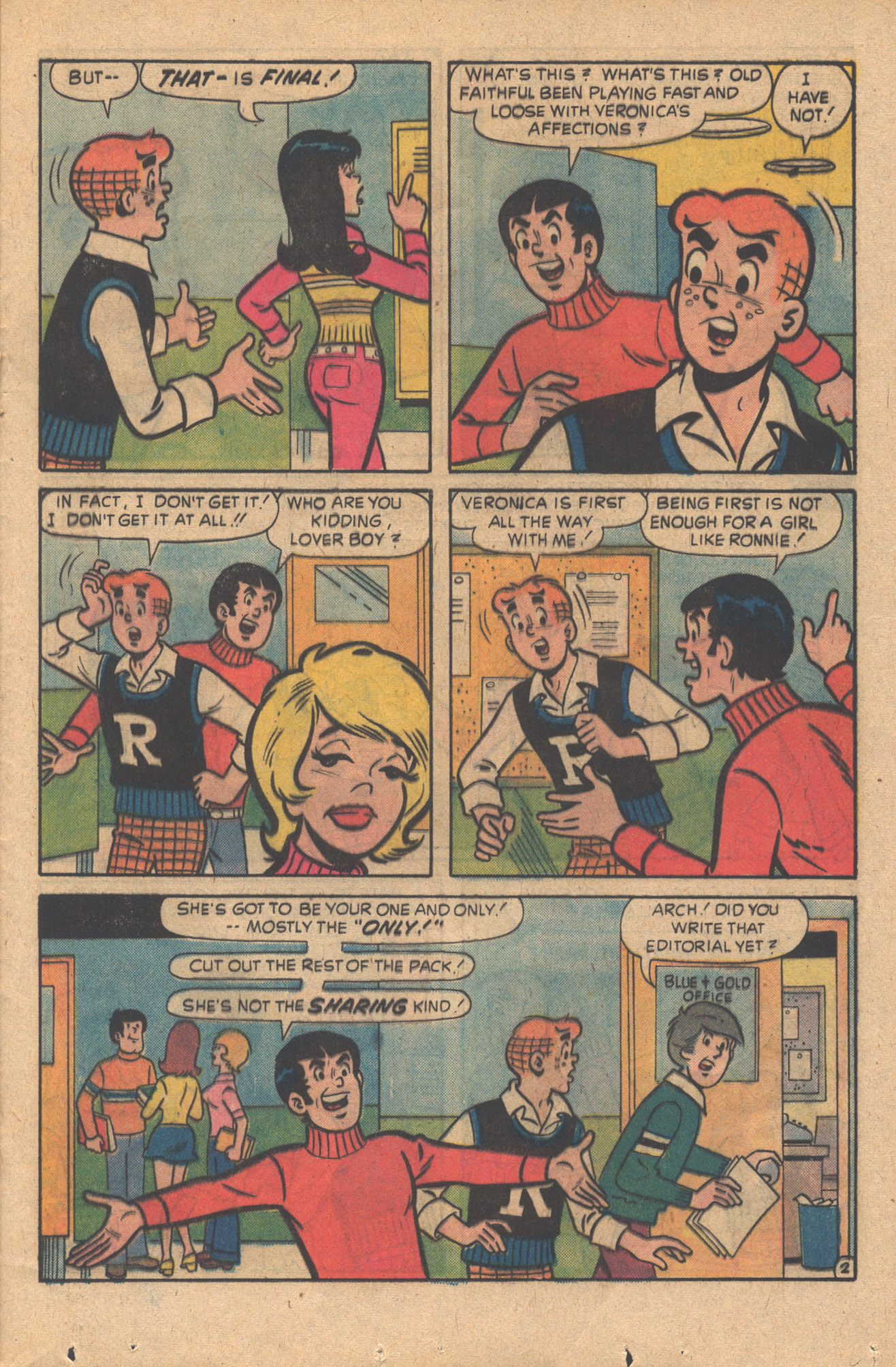 Read online Archie at Riverdale High (1972) comic -  Issue #16 - 21