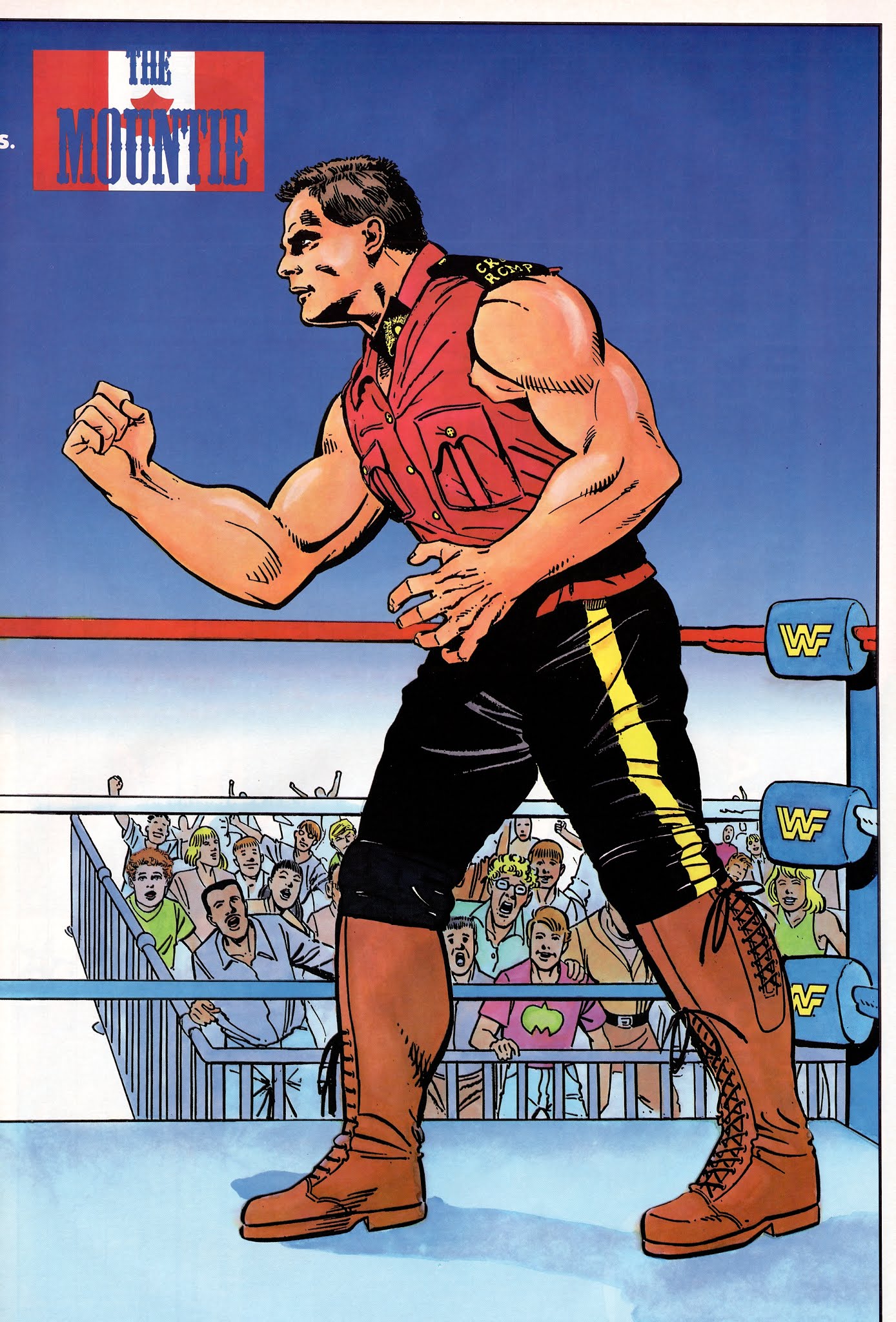Read online WWF Battlemania comic -  Issue #2 - 34