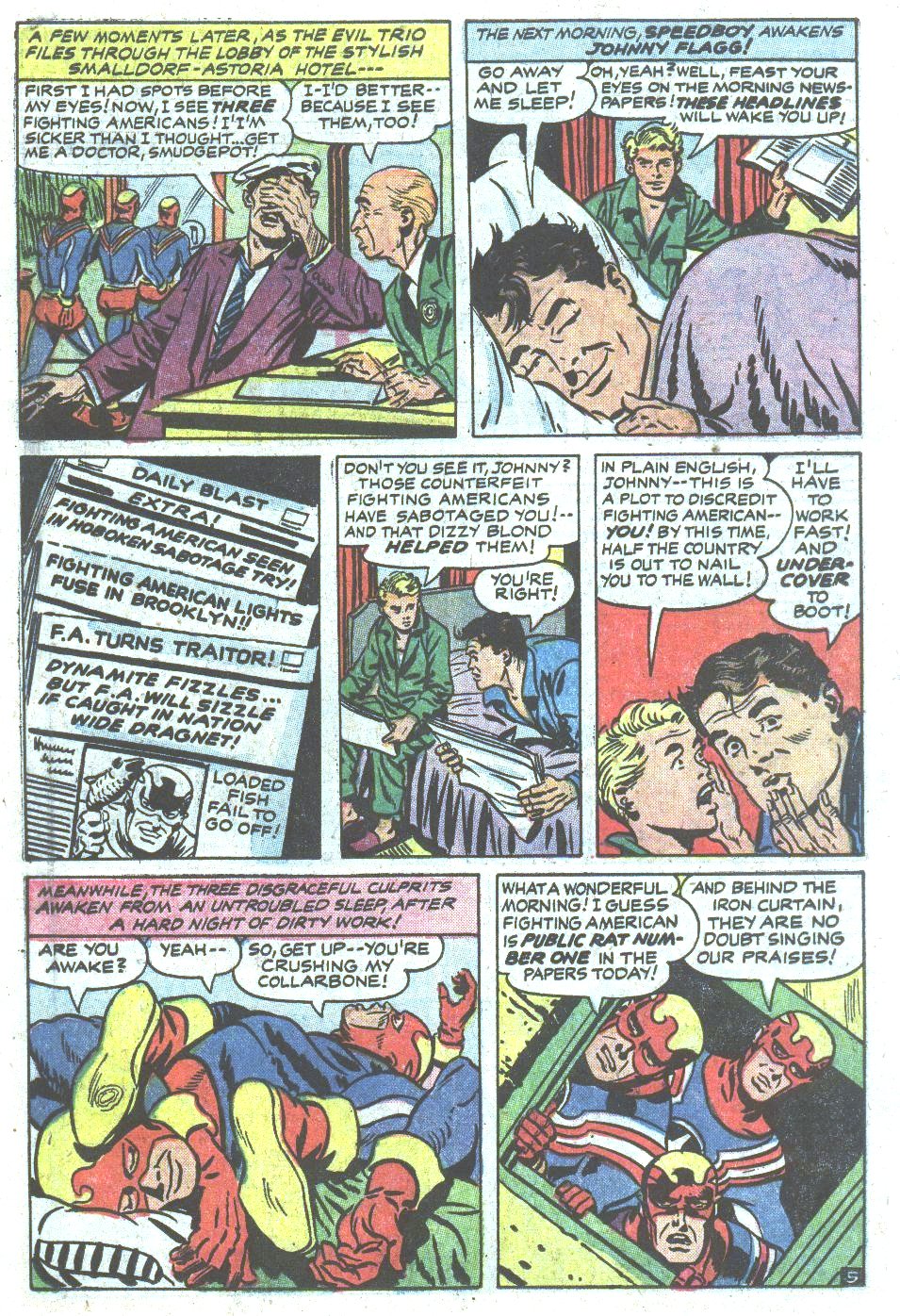 Read online Fighting American (1954) comic -  Issue #7 - 17
