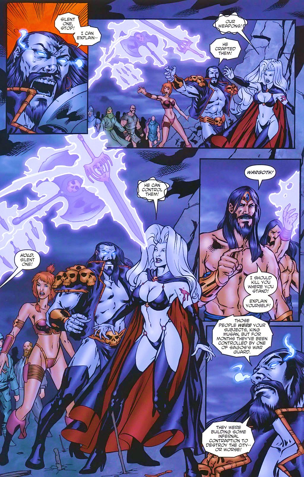 Read online Brian Pulido's Lady Death: Blacklands comic -  Issue #1 - 12