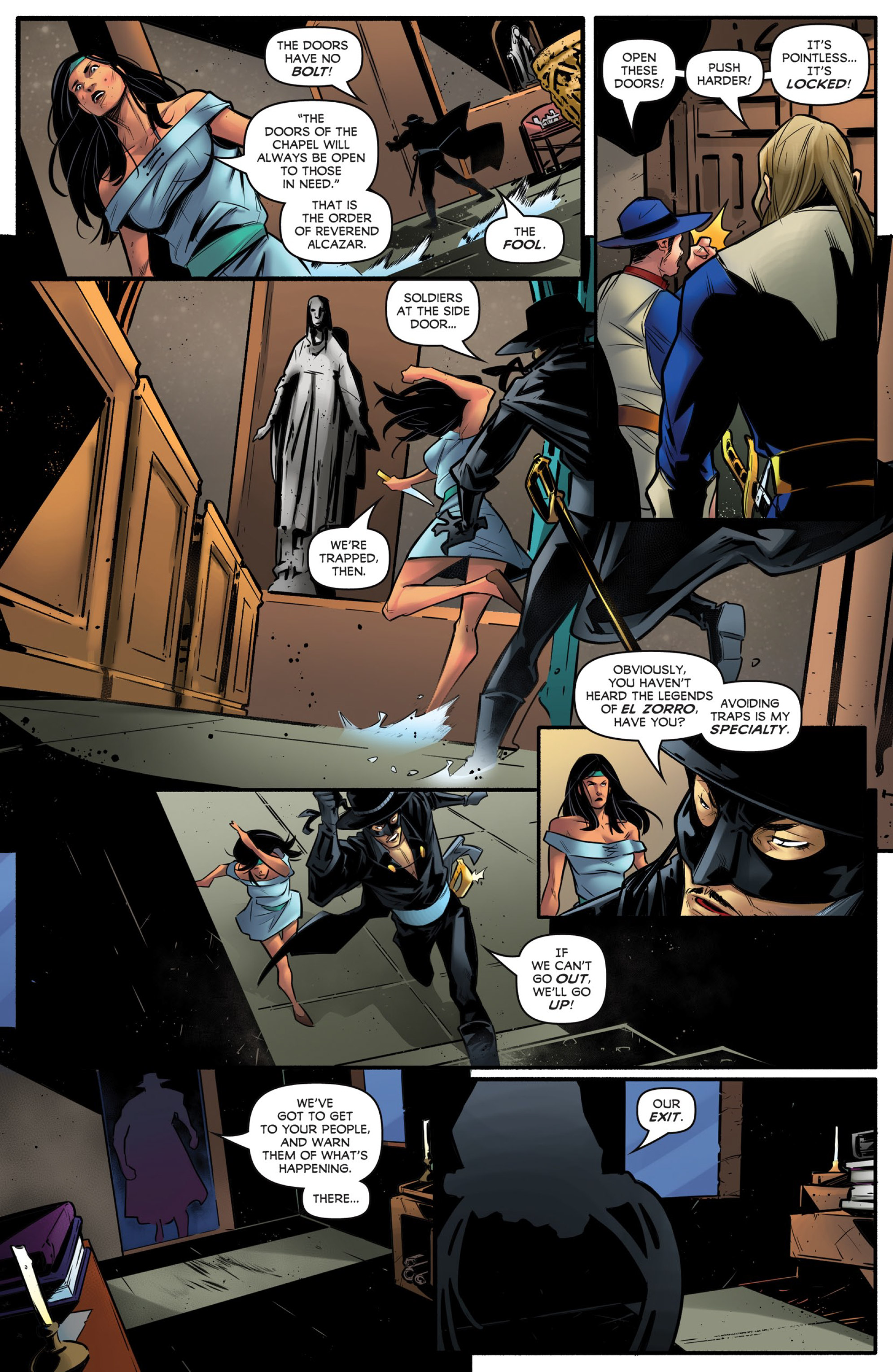 Read online Zorro: Sacrilege comic -  Issue #3 - 8