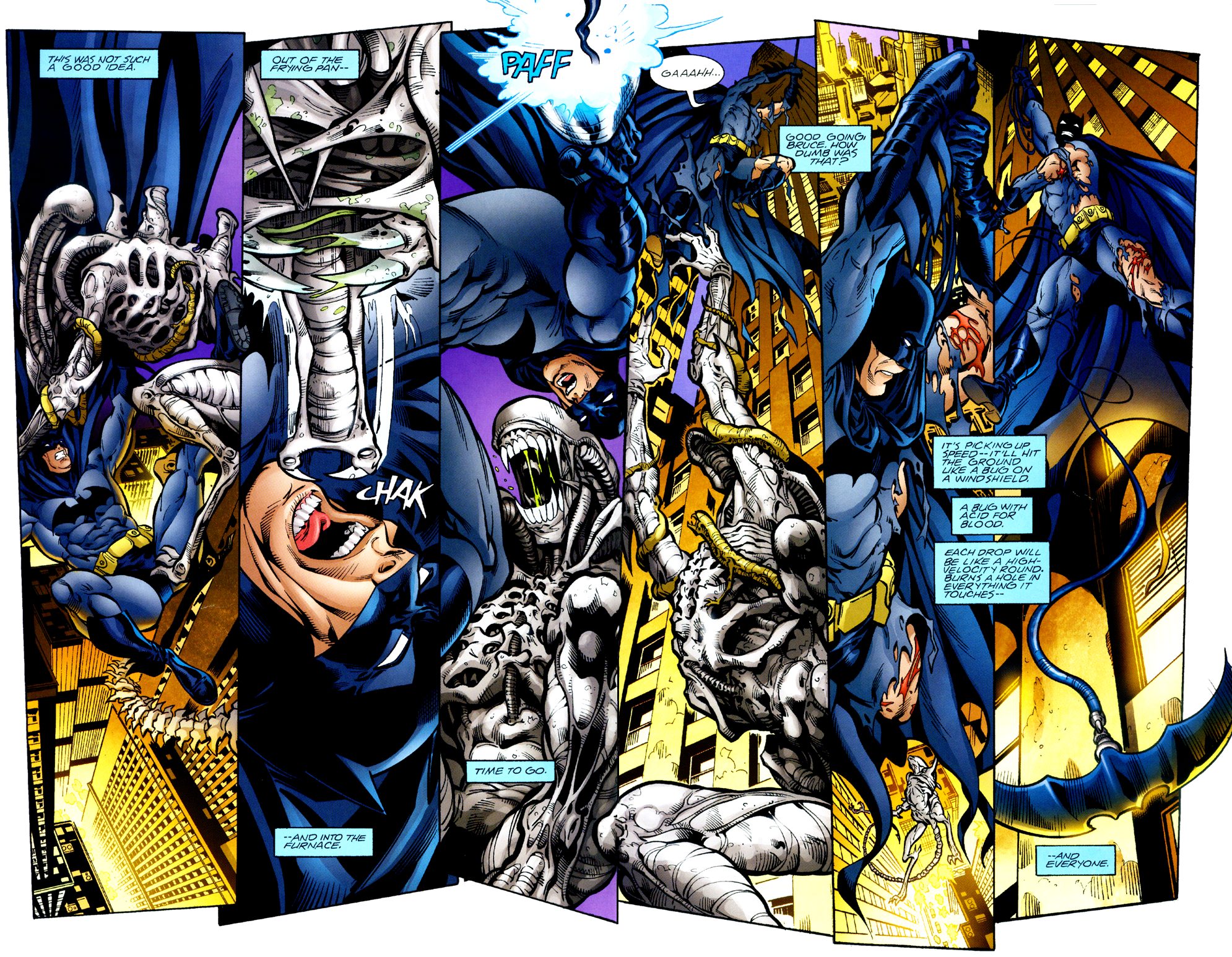 Read online Batman/Aliens II comic -  Issue #2 - 19