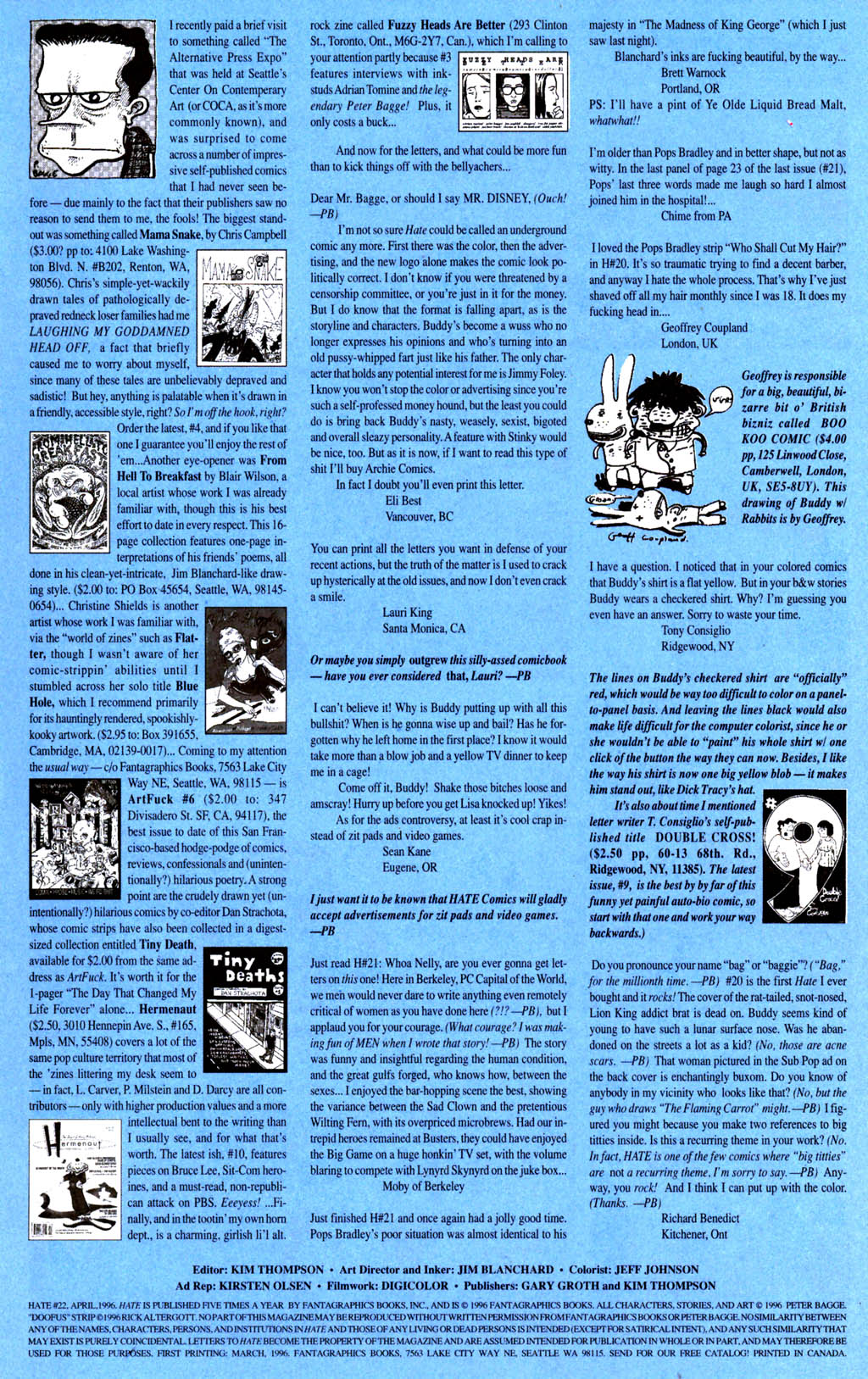 Read online Hate comic -  Issue #22 - 24