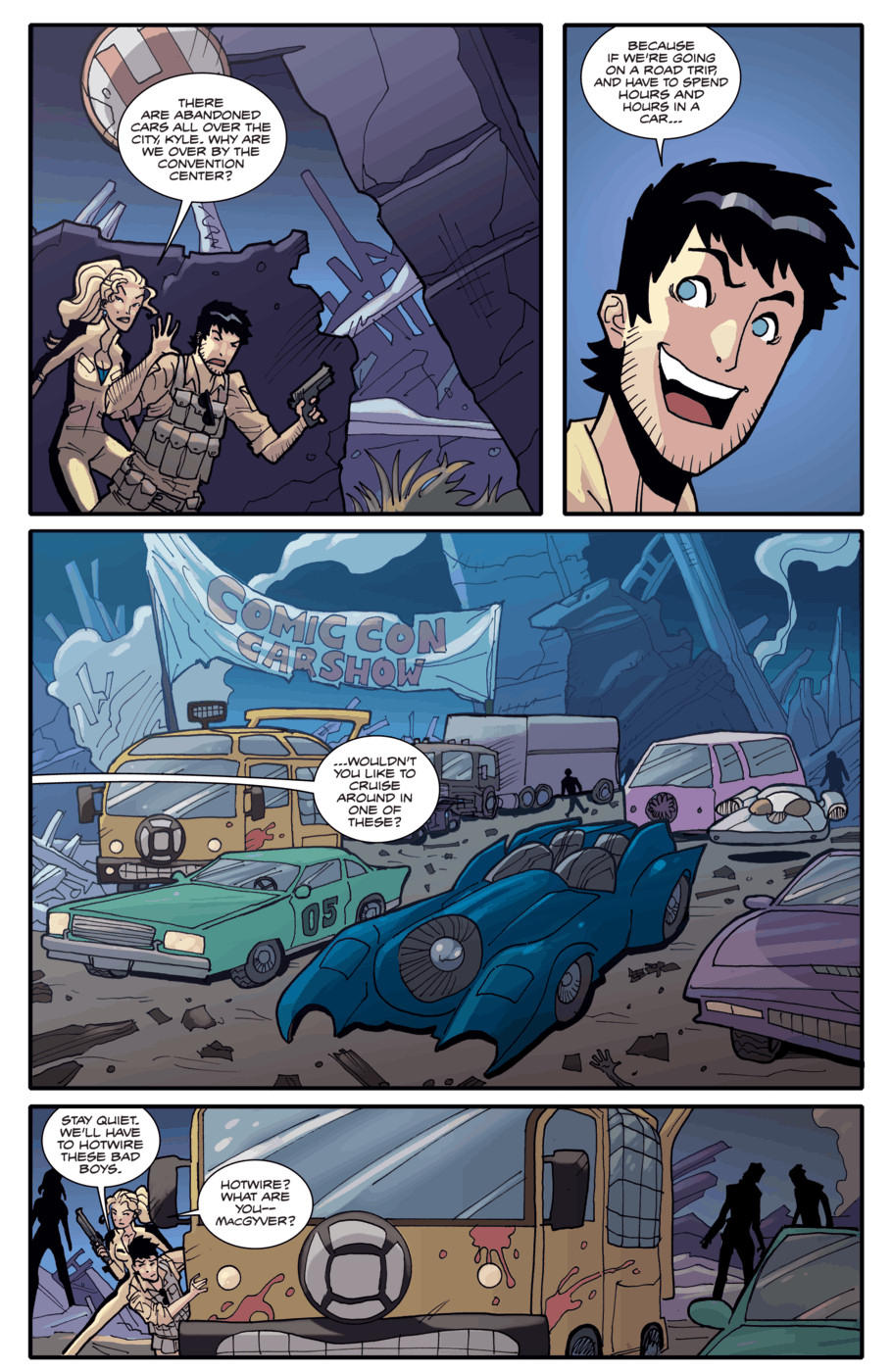 Read online Fanboys vs. Zombies comic -  Issue #9 - 13