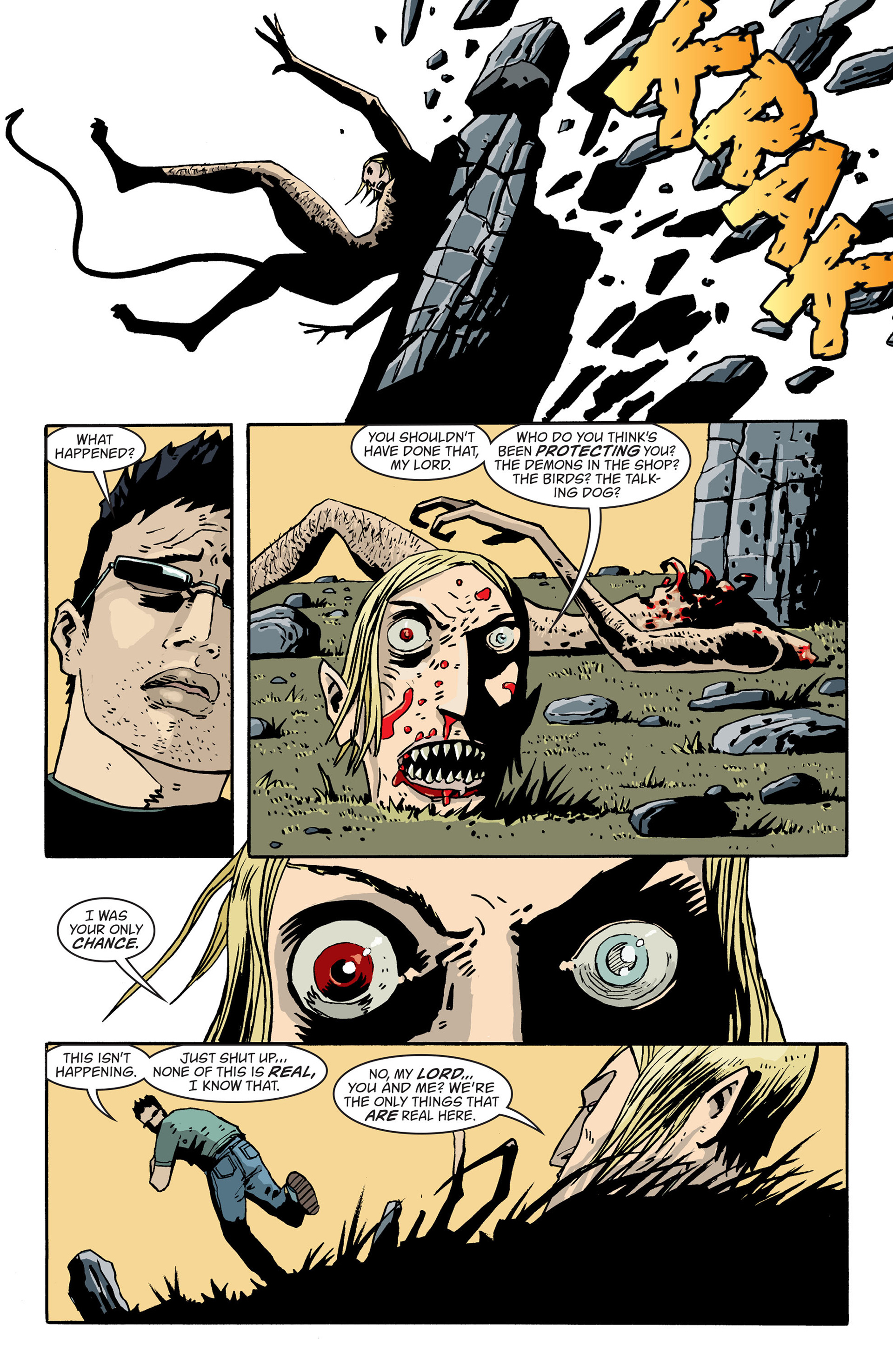 Read online Books of Magick: Life During Wartime comic -  Issue #4 - 21