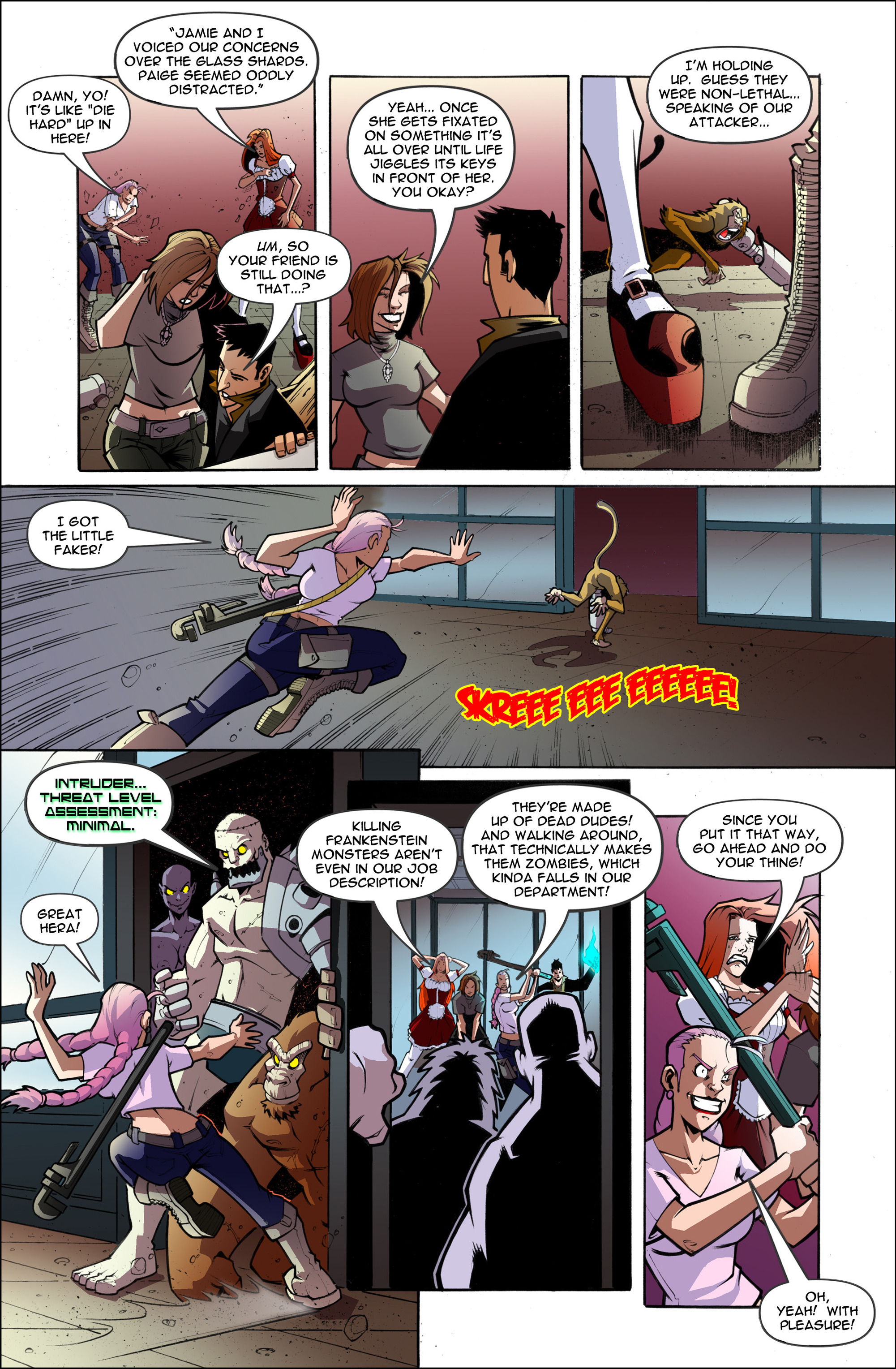 Read online Chaos Campus: Sorority Girls Vs. Zombies comic -  Issue #16 - 12