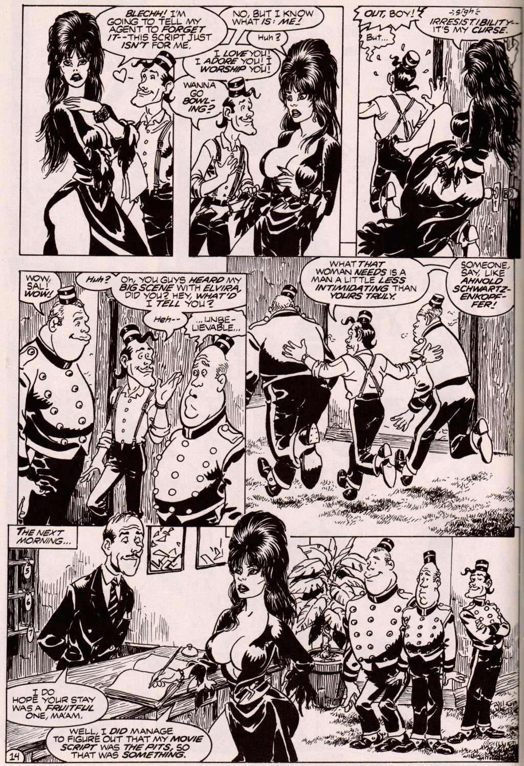 Read online Elvira, Mistress of the Dark comic -  Issue #6 - 16