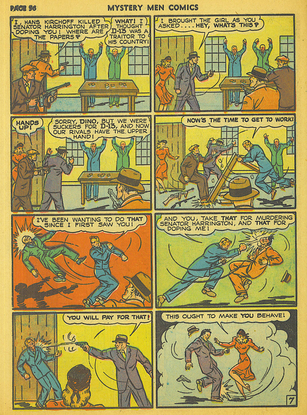 Read online Mystery Men Comics comic -  Issue #23 - 57