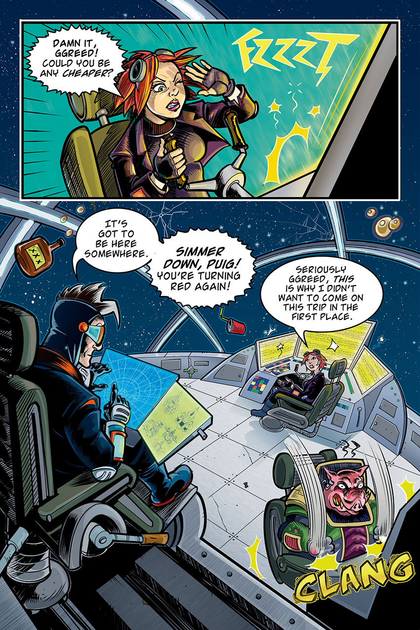 Read online Space Junkies comic -  Issue #1 - 4