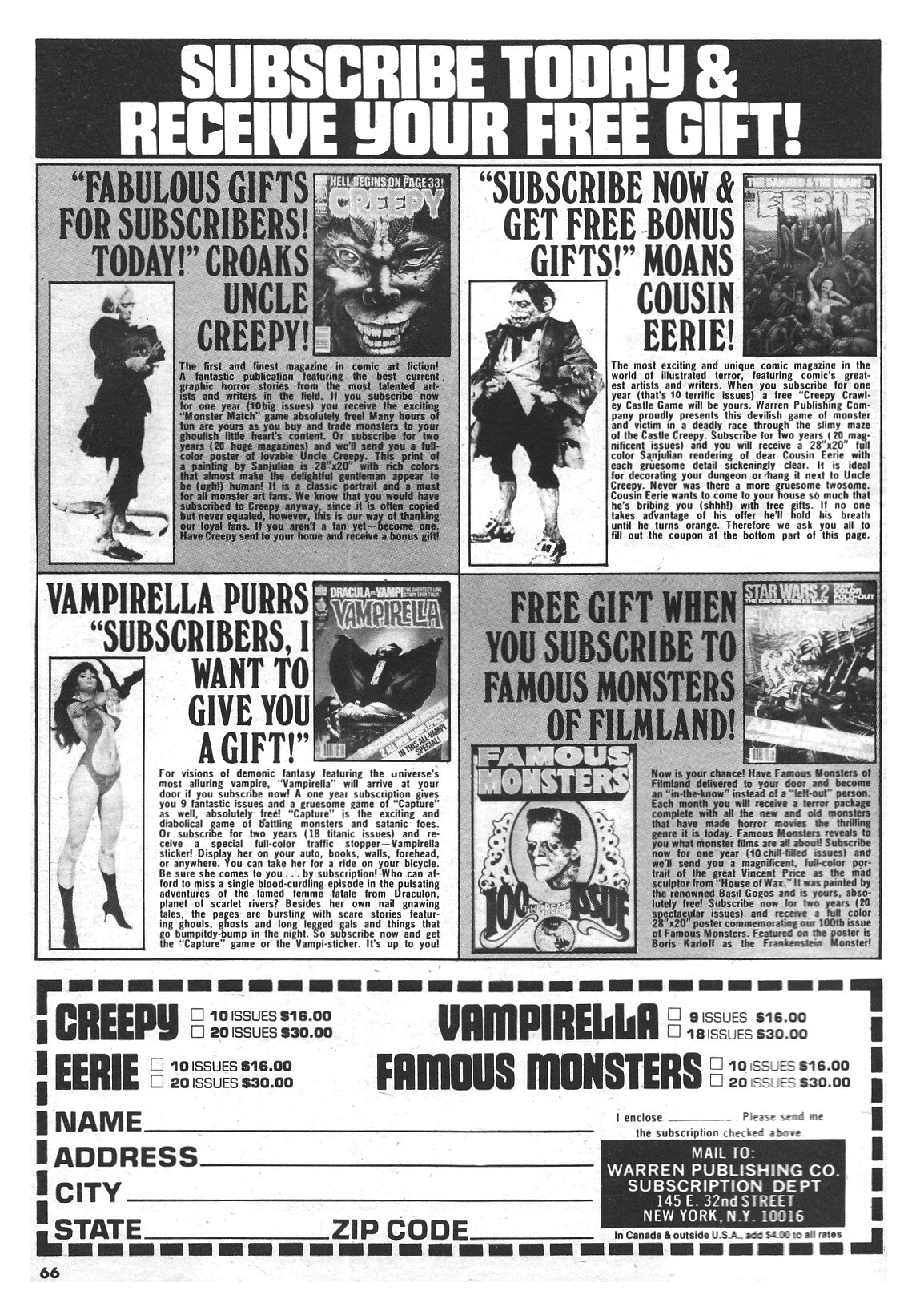 Read online Warren Presents comic -  Issue #7 - 66